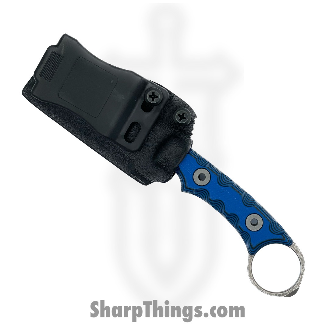 T.Kell Knives - NgtGrdArmn - Nightguard - Fixed Blade Knife - 80crv2 Nickle Boron Coated Rev Tanto - G10 - Airmen - Image 3