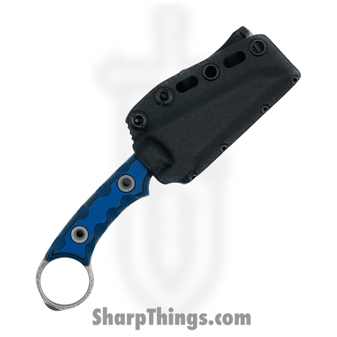 T.Kell Knives - NgtGrdArmn - Nightguard - Fixed Blade Knife - 80crv2 Nickle Boron Coated Rev Tanto - G10 - Airmen - Image 4