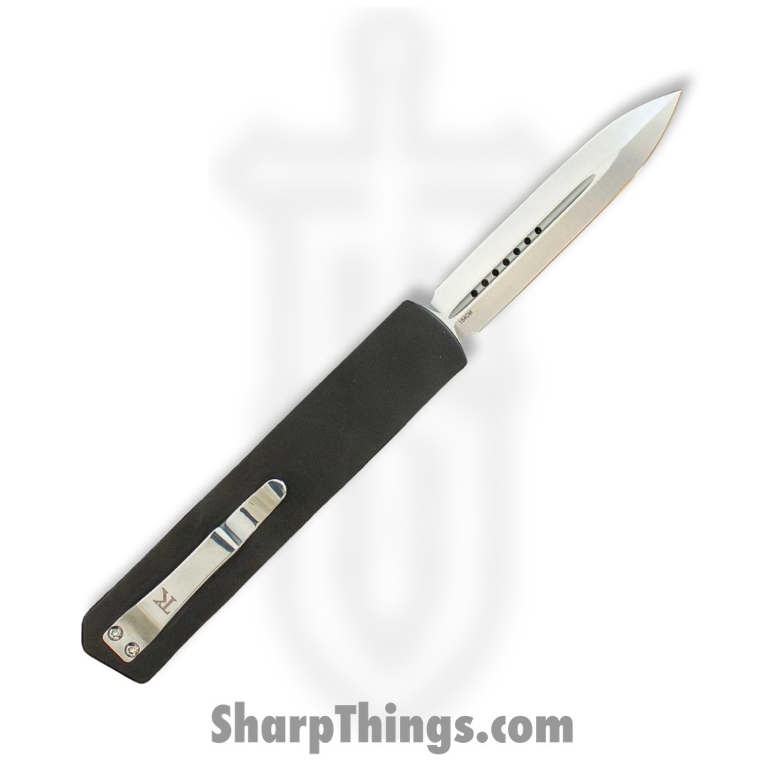 TakCom - TCNH2SPNSA - Nighthawk V2 OTF - OTF Auto - Satin 154CM Dual Edge Spear Point - 6061-T6 - Black - Image 2