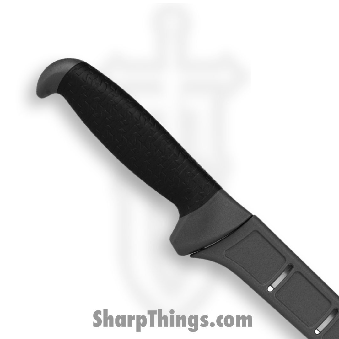 Kershaw - 1249x - 9.5" Filet - Fixed Blade Knife - 420J2 Satin Trailing Point - Glass Filled Nylon, K-Texture™ Grip - Gray, Black - Image 4
