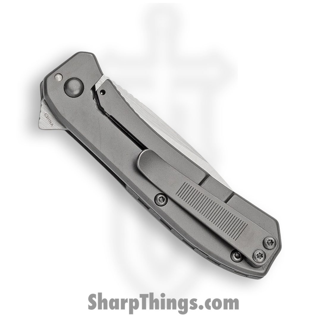 Kershaw - 3870x - Amplitude 2.5 - Folding Knife - 8Cr13MoV Satin Drop Point - Stainless Steel - Gray - Image 3