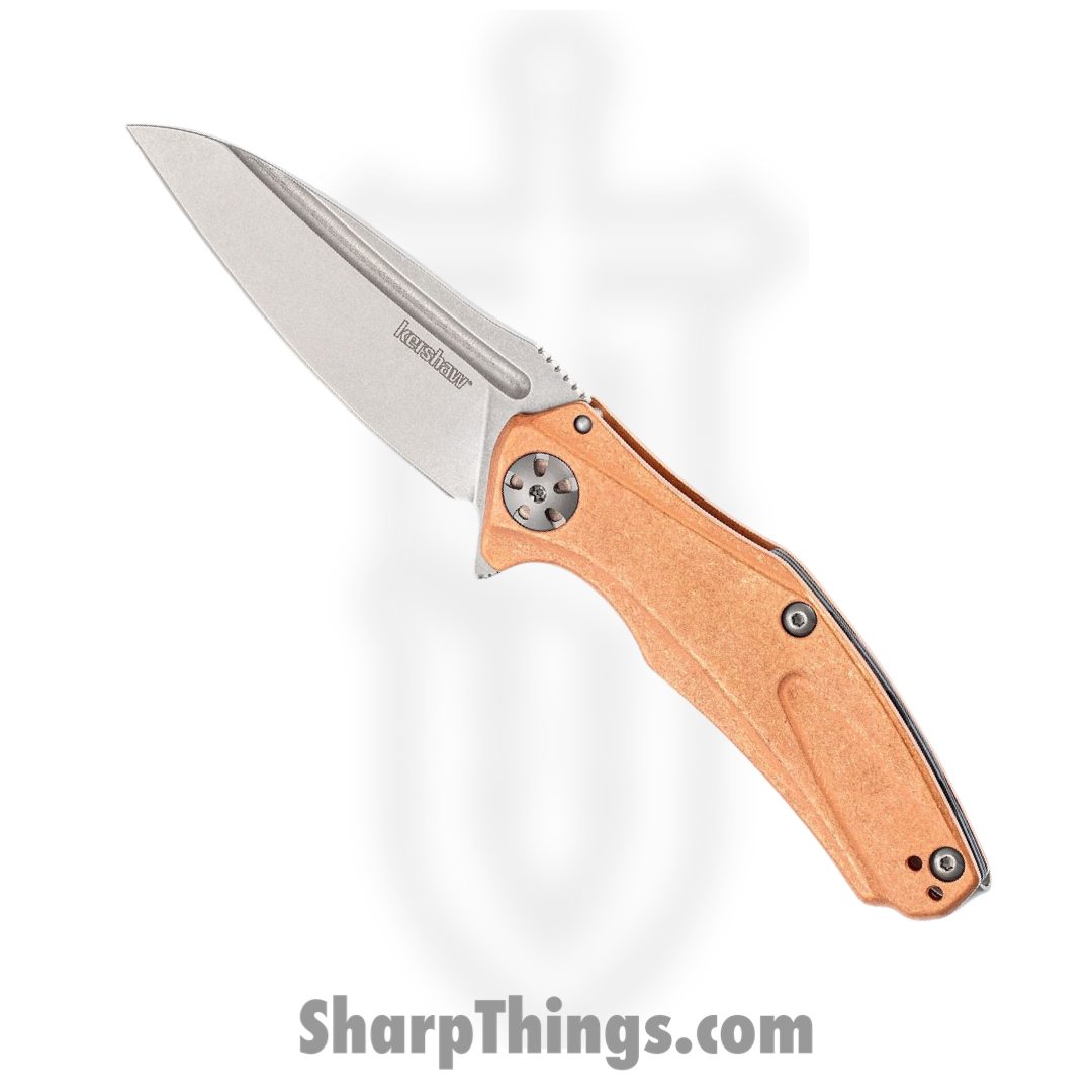 Kershaw - 7006CU - Natrix-Copper - Folding Knife - D2 Stonewash Drop Point - Copper - Copper