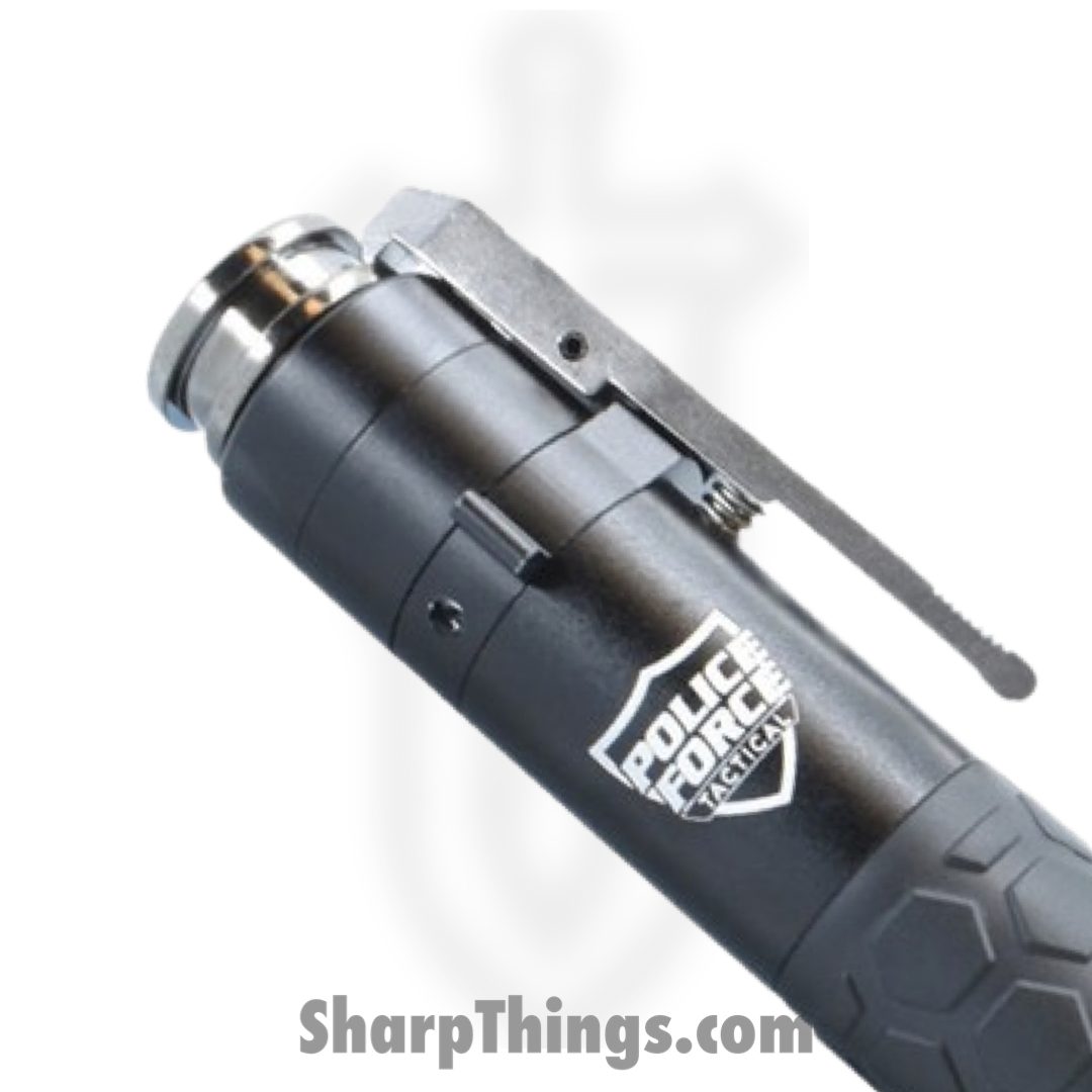 Police Force Tactical - CEP01042 - Expandable Baton Automatic - Aluminum Alloy - Rubber Grip - Black - Image 4