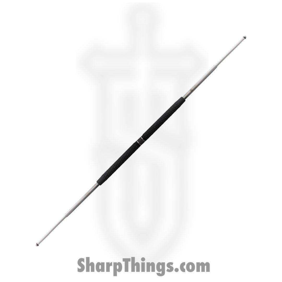 Police Force Tactical - CEPSW4EBS - 4ft Expandable Bo Staff - Aluminum Alloy - Rubber Grip - Black