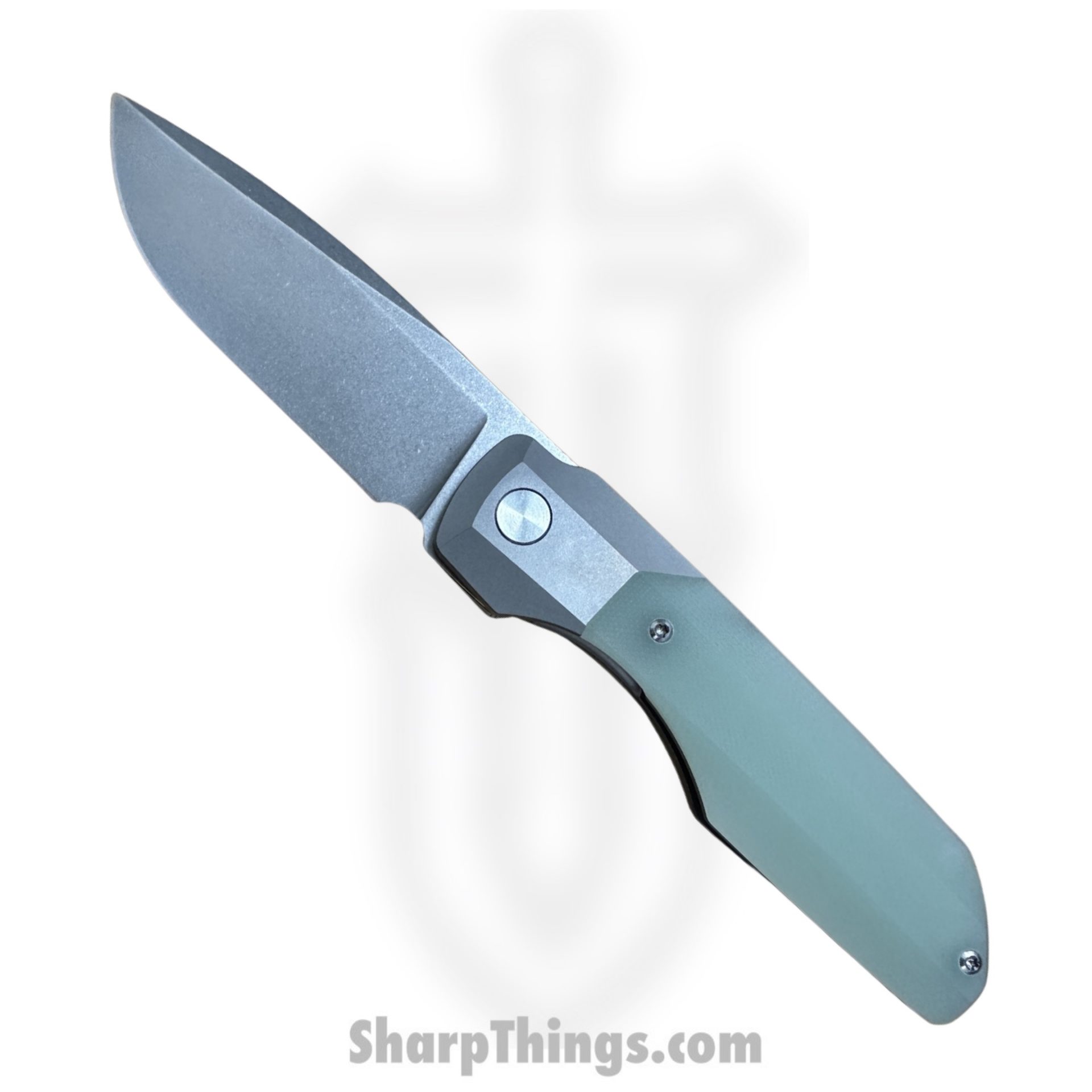 Vero Engineering - V-VSXL-SW-JD - Synapse XL - Folding Knife - Stonewash M390 Drop Point - G10 - Jade