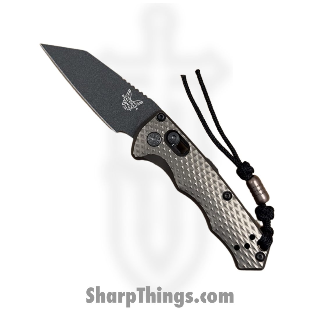 Benchmade - 2900BK-1 - Full Immunity - Automatic Knife - CPM M4 Coated Wharncliffe - 6061 T6 Aluminum - Flat Dark Earth