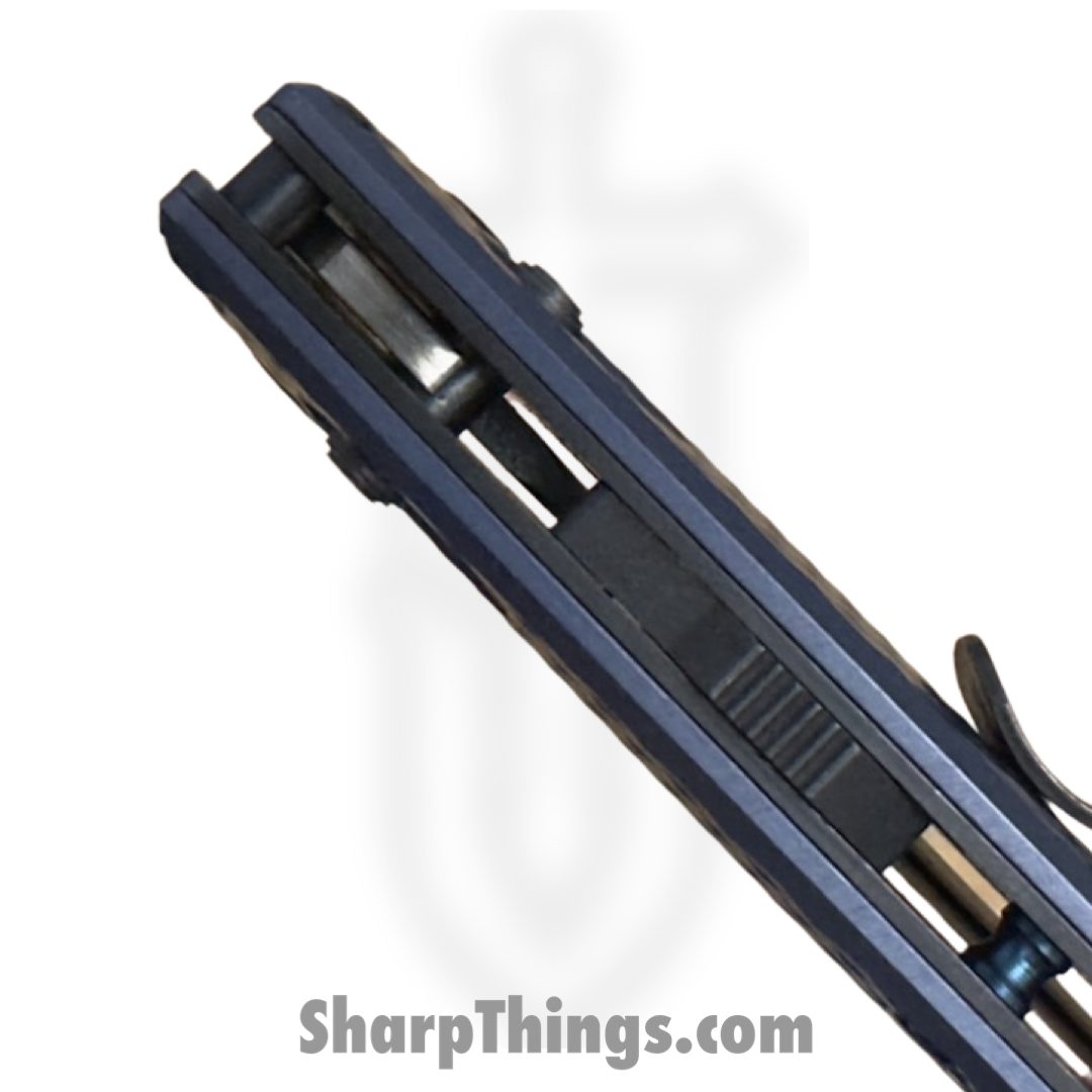 Benchmade - 2900BK - Full Immunity - Automatic Knife - CPM M4 Coated Wharncliffe - 6061 T6 Aluminum - Crater Blue - Image 3