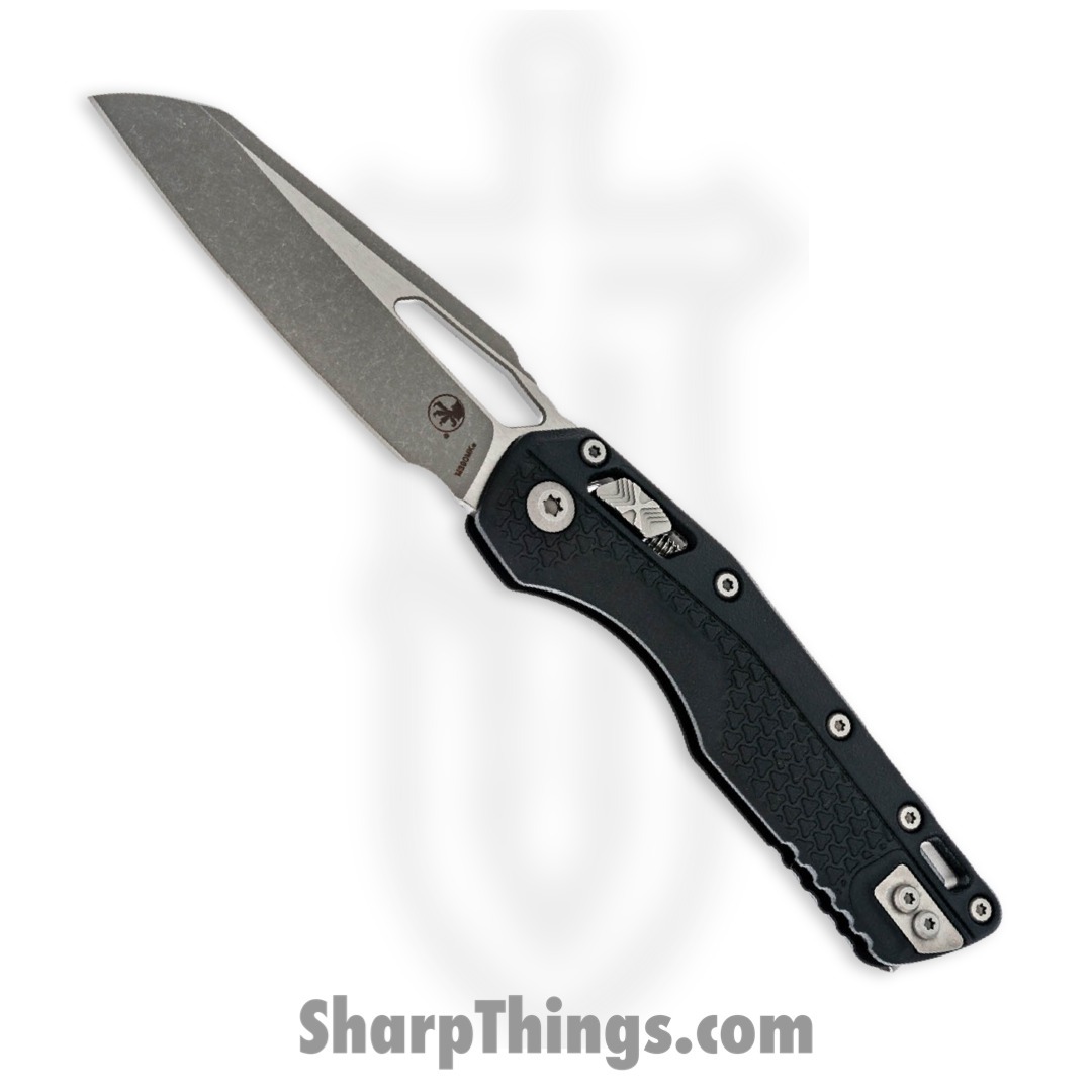 Microtech - 210T-10APPMBK - MSI S/E - Folding Knife - M390MK Apocalyptic Wharncliffe - Tri-Grip Injection Molded - Black