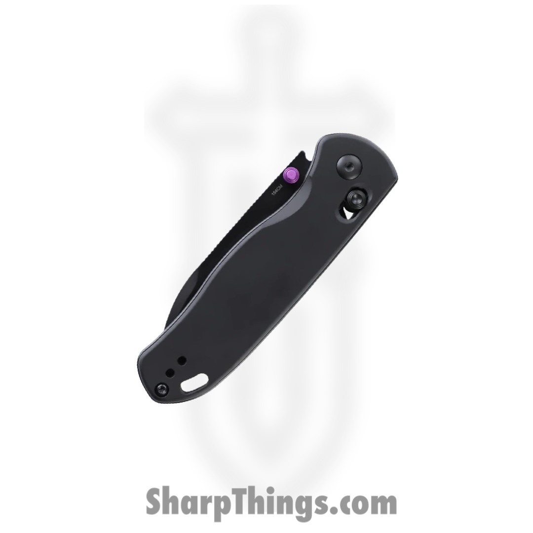 Kizer Cutlery - KIV3619C2 - Drop Bear - Folding Knife - 154CM Black Drop Point - Aluminum - Black - Image 3