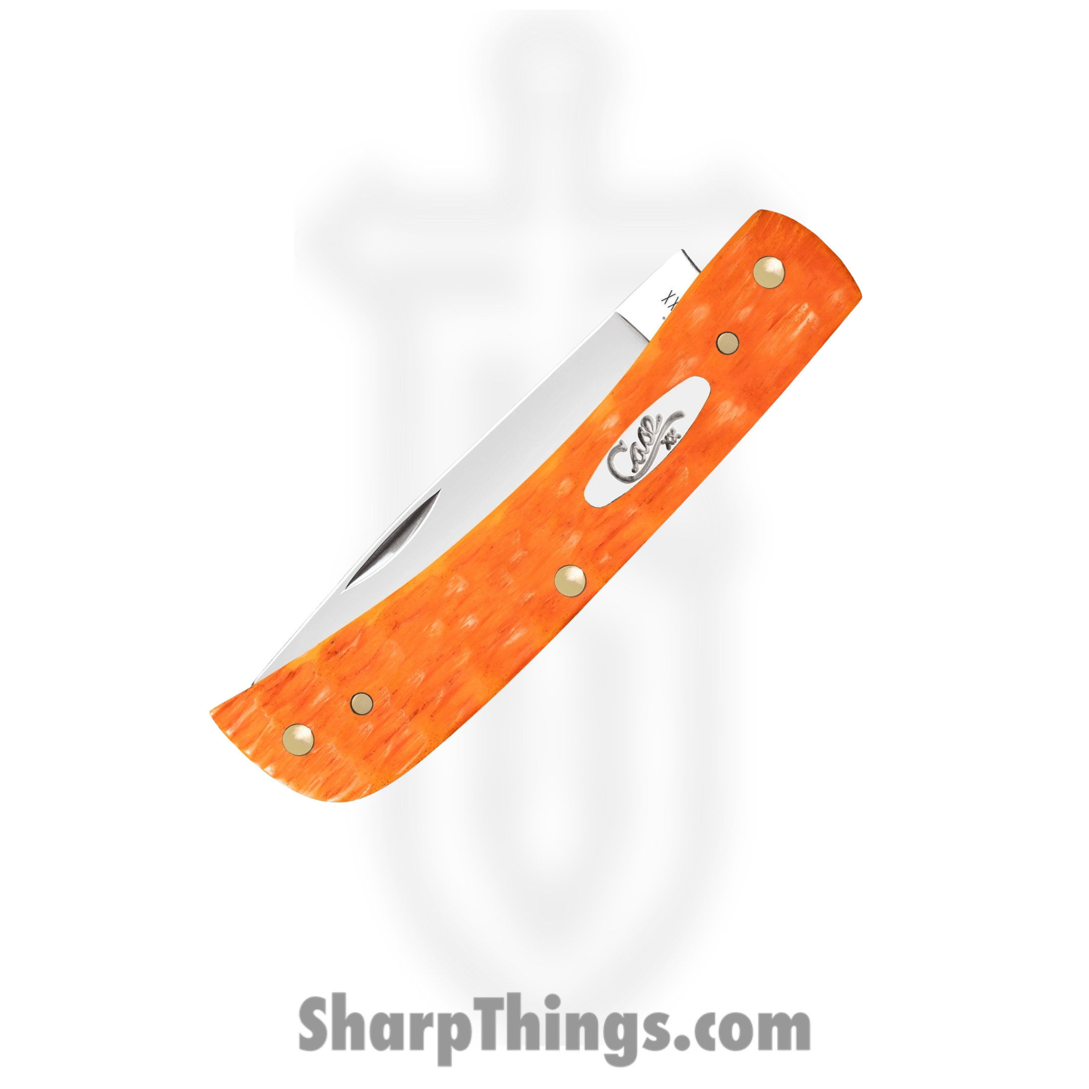 Case Cutlery - CA35816 - Sod Buster Jr - Folding Knife - Tru-Sharp Surgical Stainless Steel Mirror Polished Skinner - Jigged Bone - Cayenne - Image 4