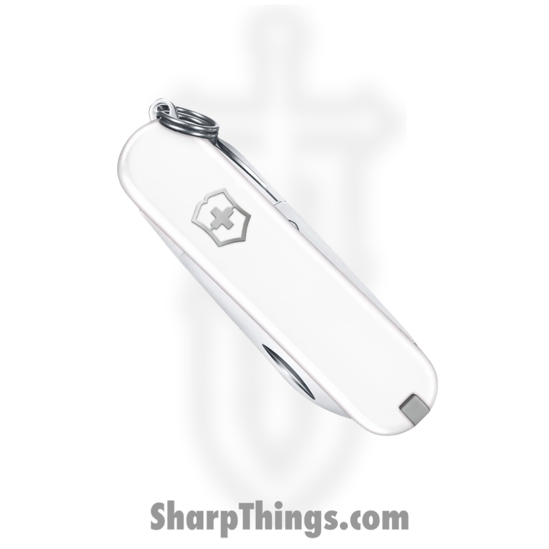 Victorinox - VN062237X7 - Swiss Army Classic SD 7 Function Multi-Tool - Folding Knife - Stainless Polished - ABS - White - Image 2