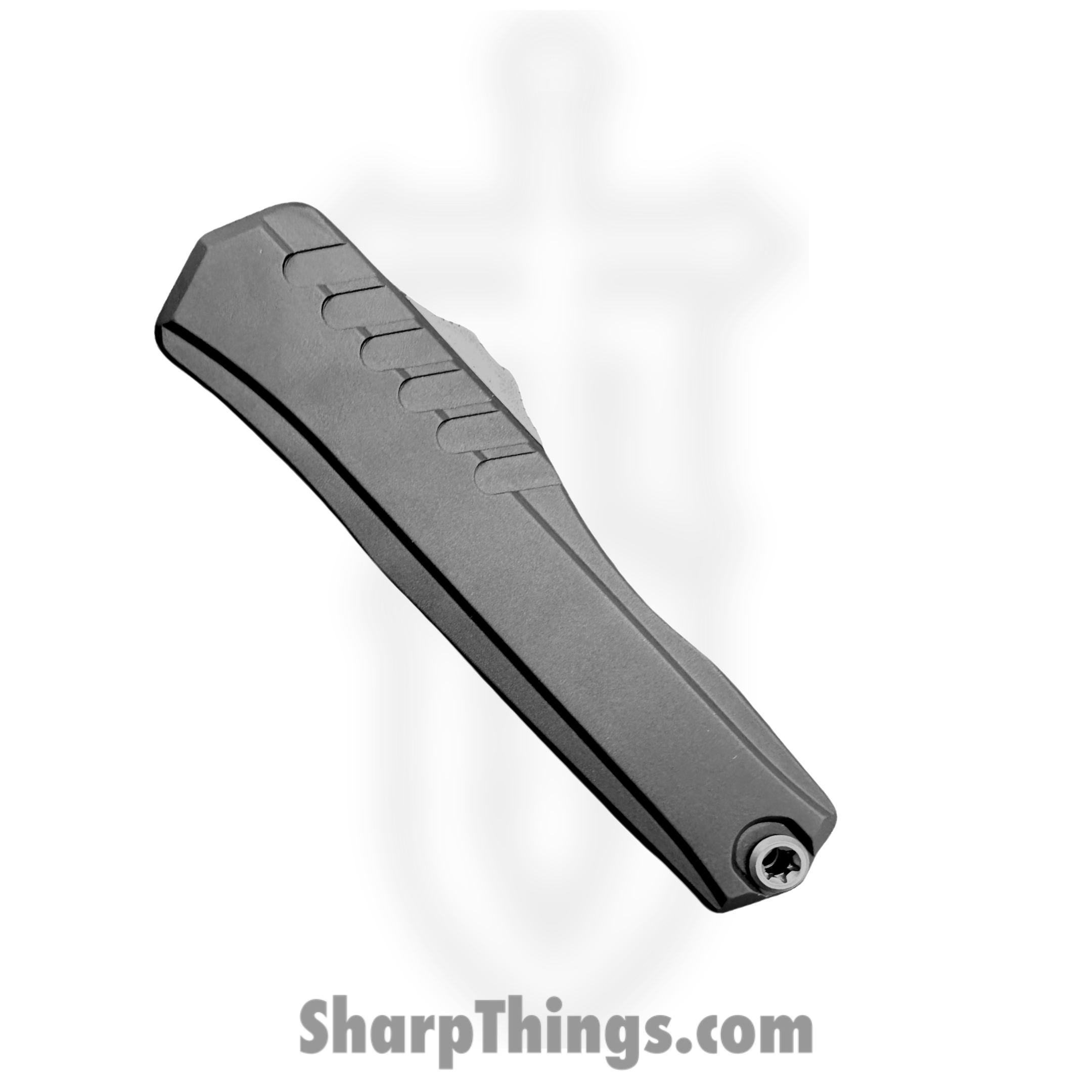 Microtech - 1241-10 - Cypher II – 2023 S/E - OTF Auto - M390MK Stonewash Wharncliffe - 6061-T6 Aluminum - Black - Image 4