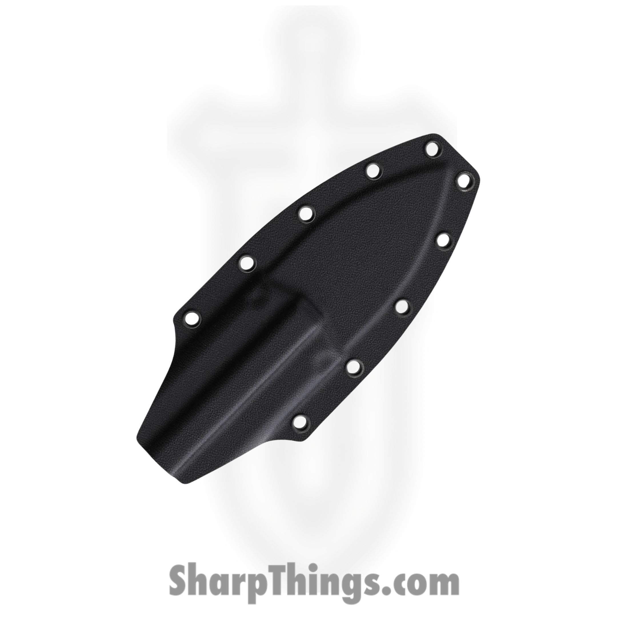 Bastinelli Creations - BAS239 - Telum Serrated - Fixed Blade Knife - M390 Black Stonewash Spear Point - Linen Micarta - Green - Image 2