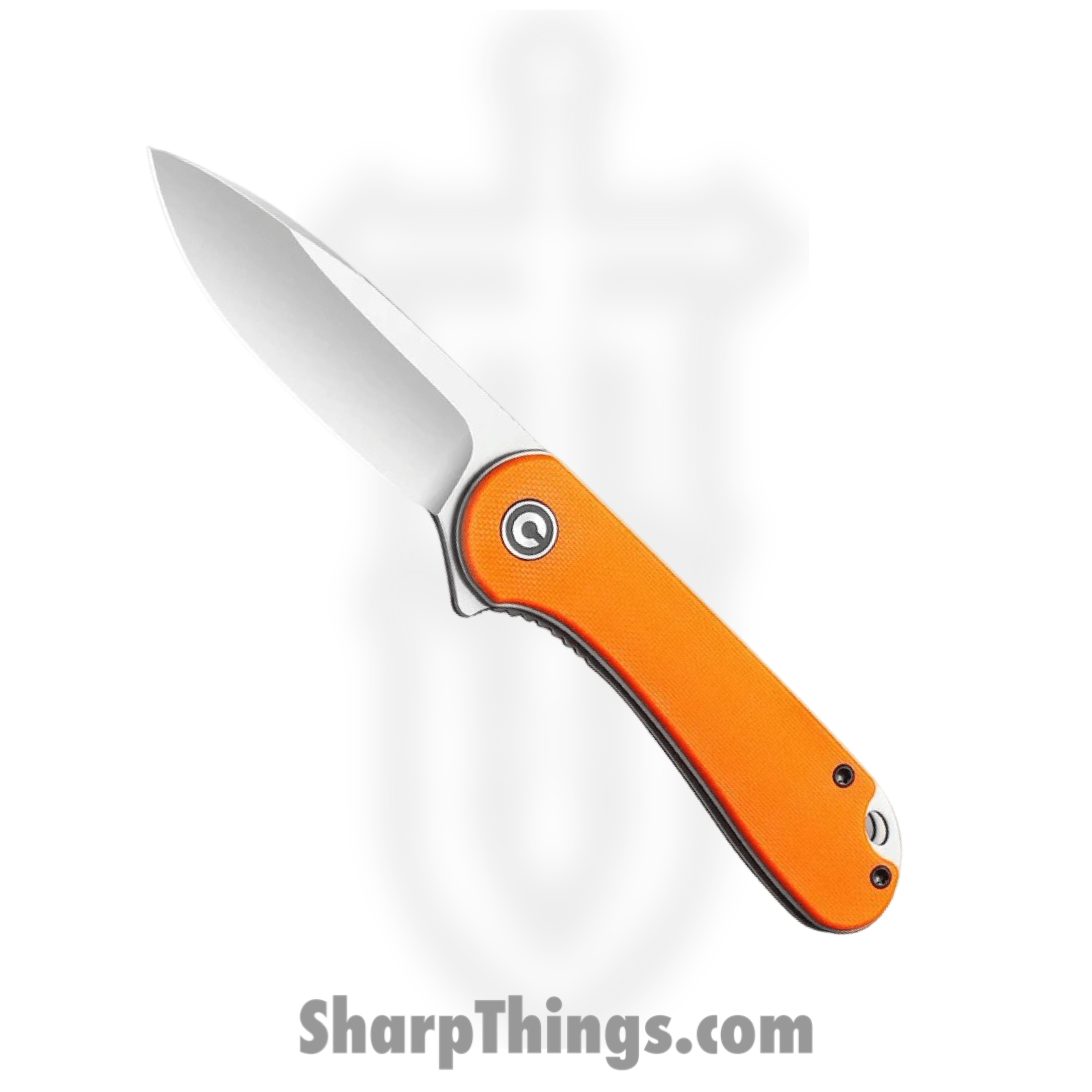 Civivi - CIVC907R - Elementum Linerlock - Folding Knife - D2 Satin Drop Point - G10 - Orange