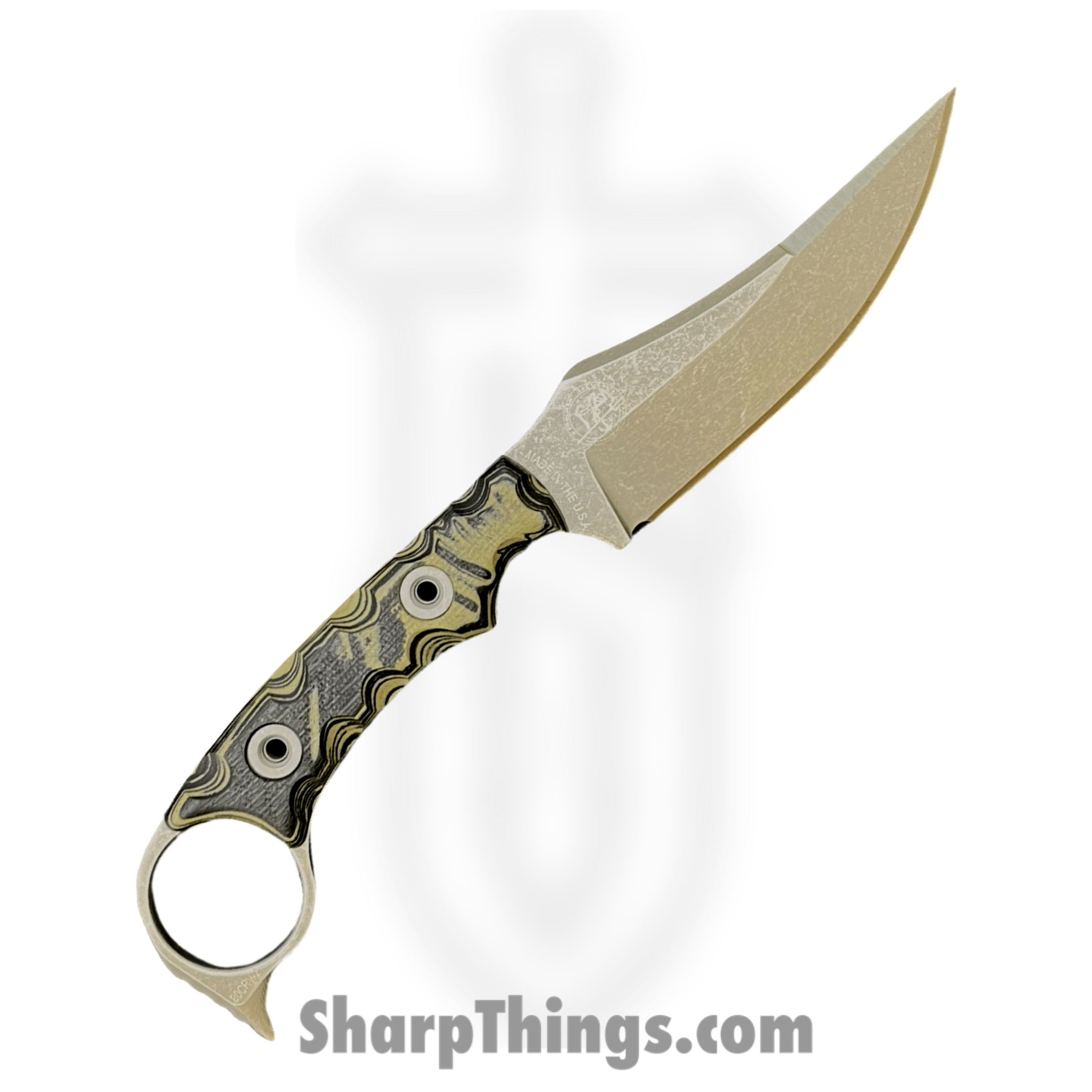 T.Kell Knives - GidV3g10War - Gideon V3 - Fixed Blade Knife - Nitro V Coated Trailing Point - G10 - Warrior - Image 2