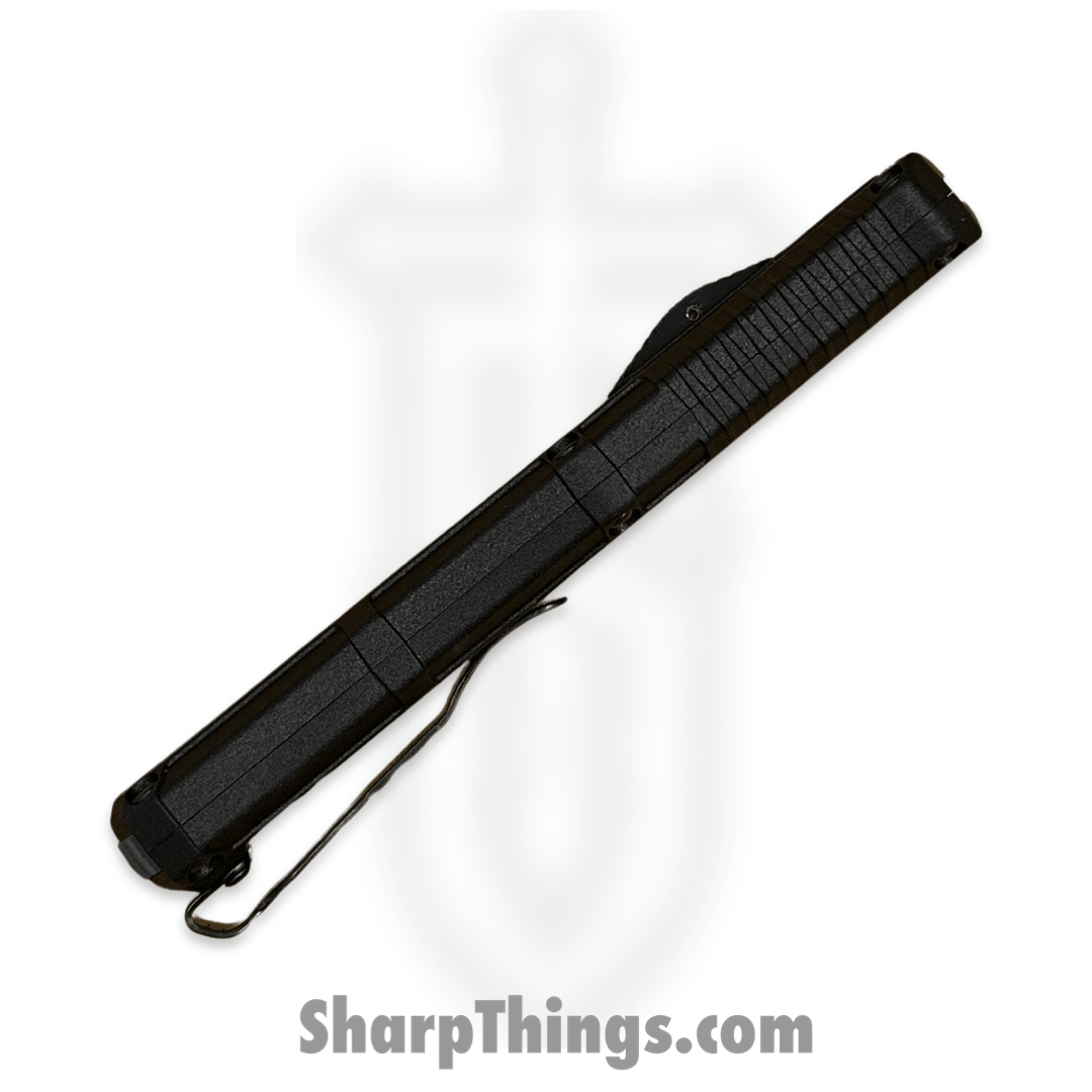 Benchmade - 3370SGY - Claymore - OTF Auto - CPM-D2 Coated Dagger P/S - Grivory - Black - Image 3