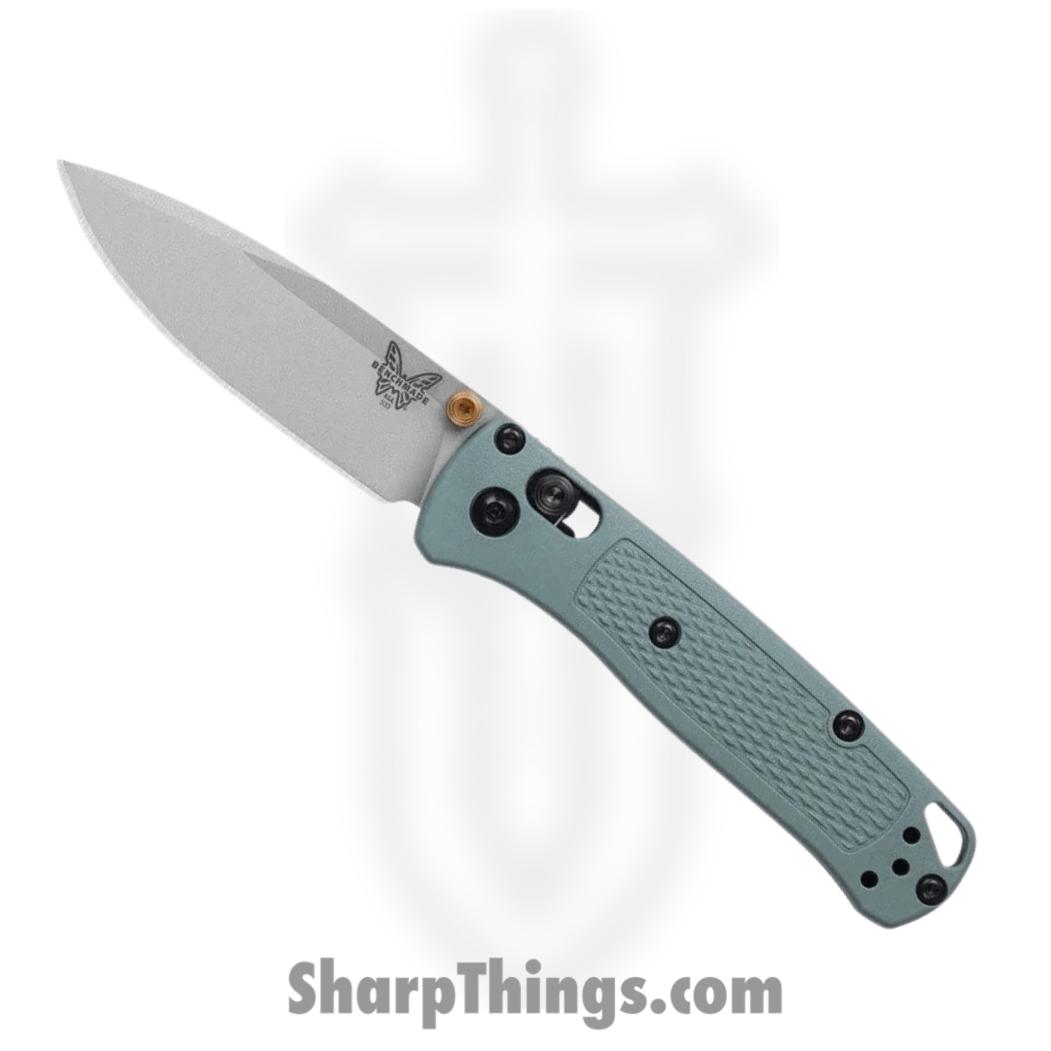 Benchmade - 533SL-07 - Mini Bugout - Folding Knife - S30V Coated Drop Point - Grivory - Sage Green