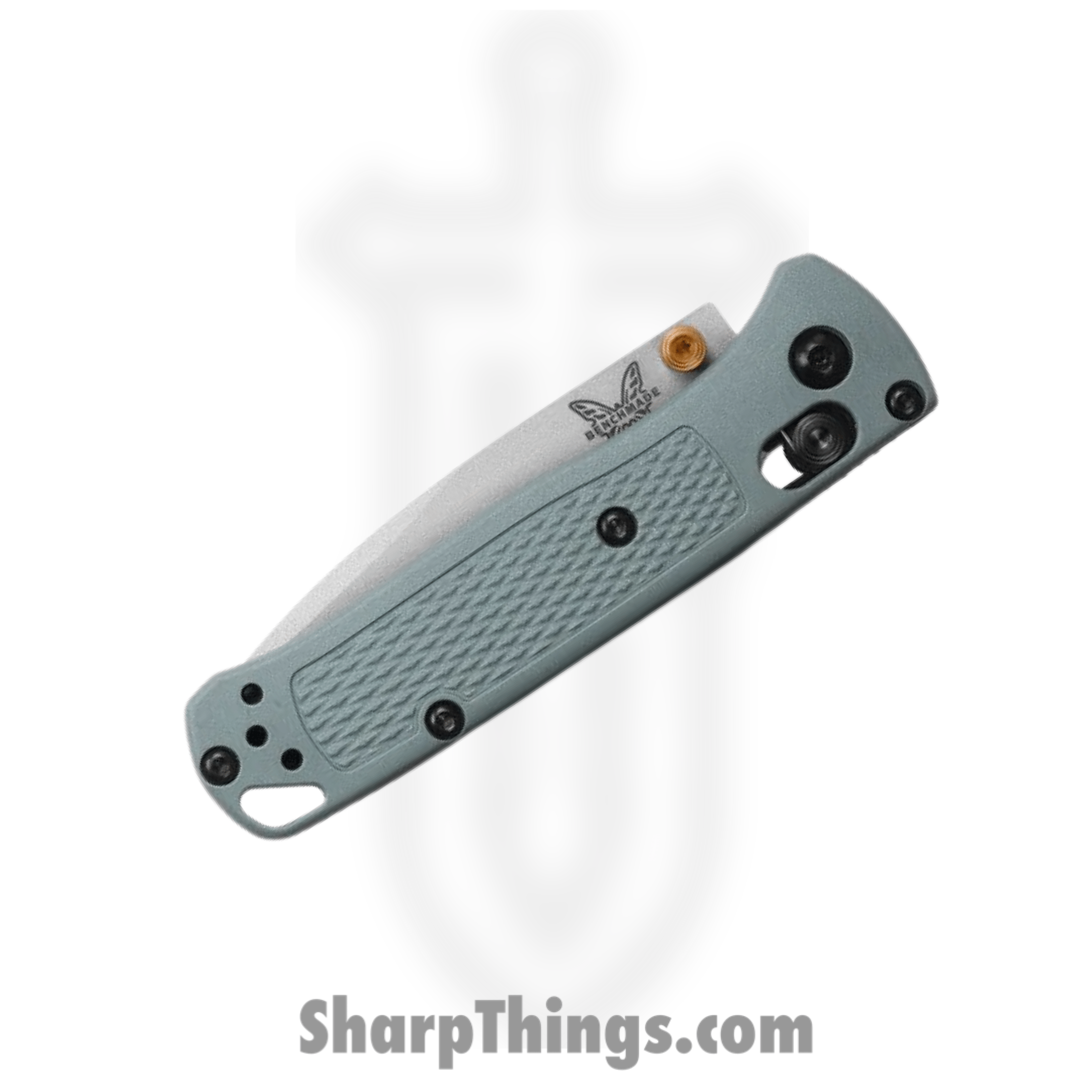 Benchmade - 533SL-07 - Mini Bugout - Folding Knife - S30V Coated Drop Point - Grivory - Sage Green - Image 3