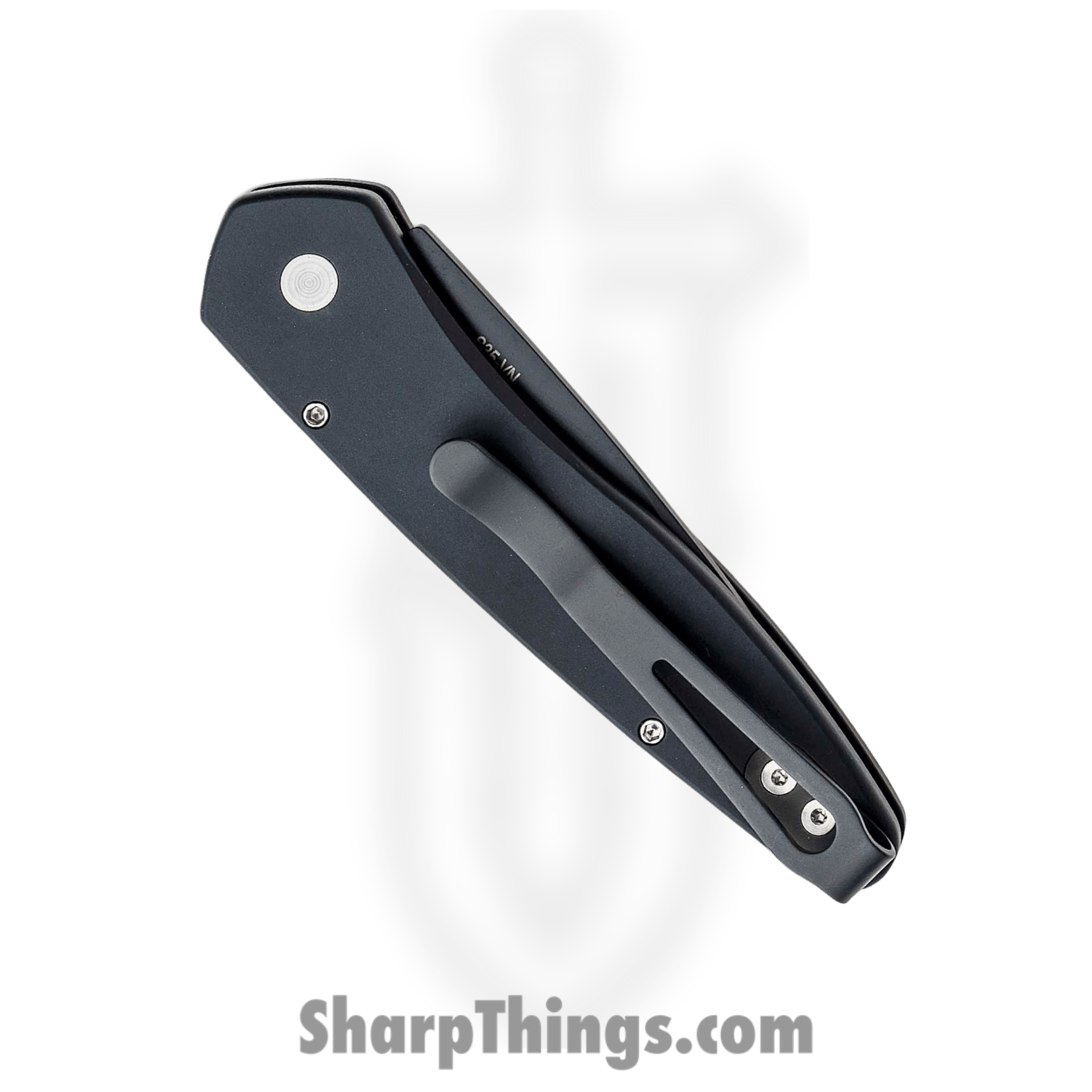 ProTech - 3407 - Newport - Automatic Knife - S35VN DLC Spear Point - 6061-T6 Aluminum - Black - Image 3