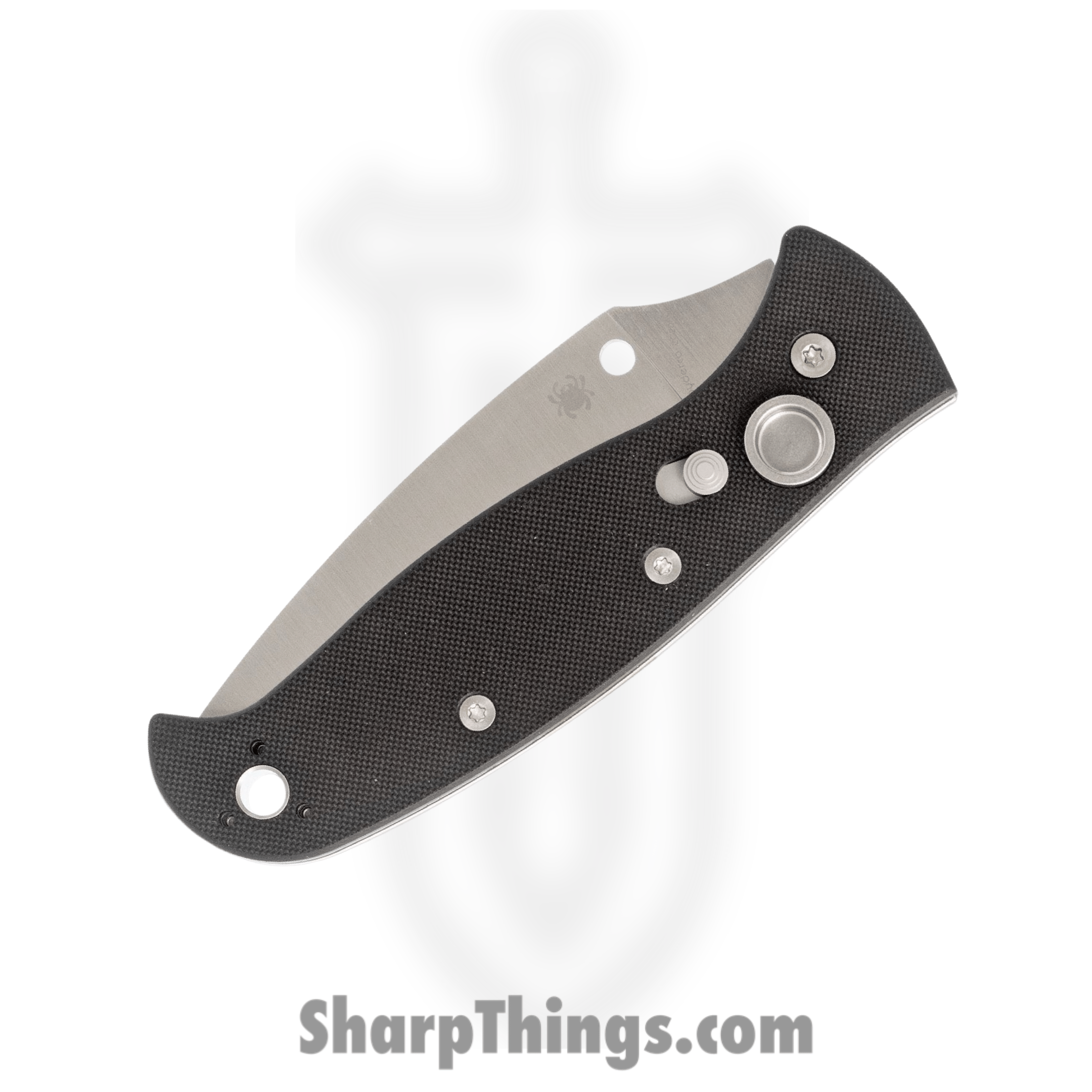 Spyderco - SC165GP2 - Autonomy 2 - Automatic Knife - LC200N Satin Drop Point - G10 - Black - Image 2