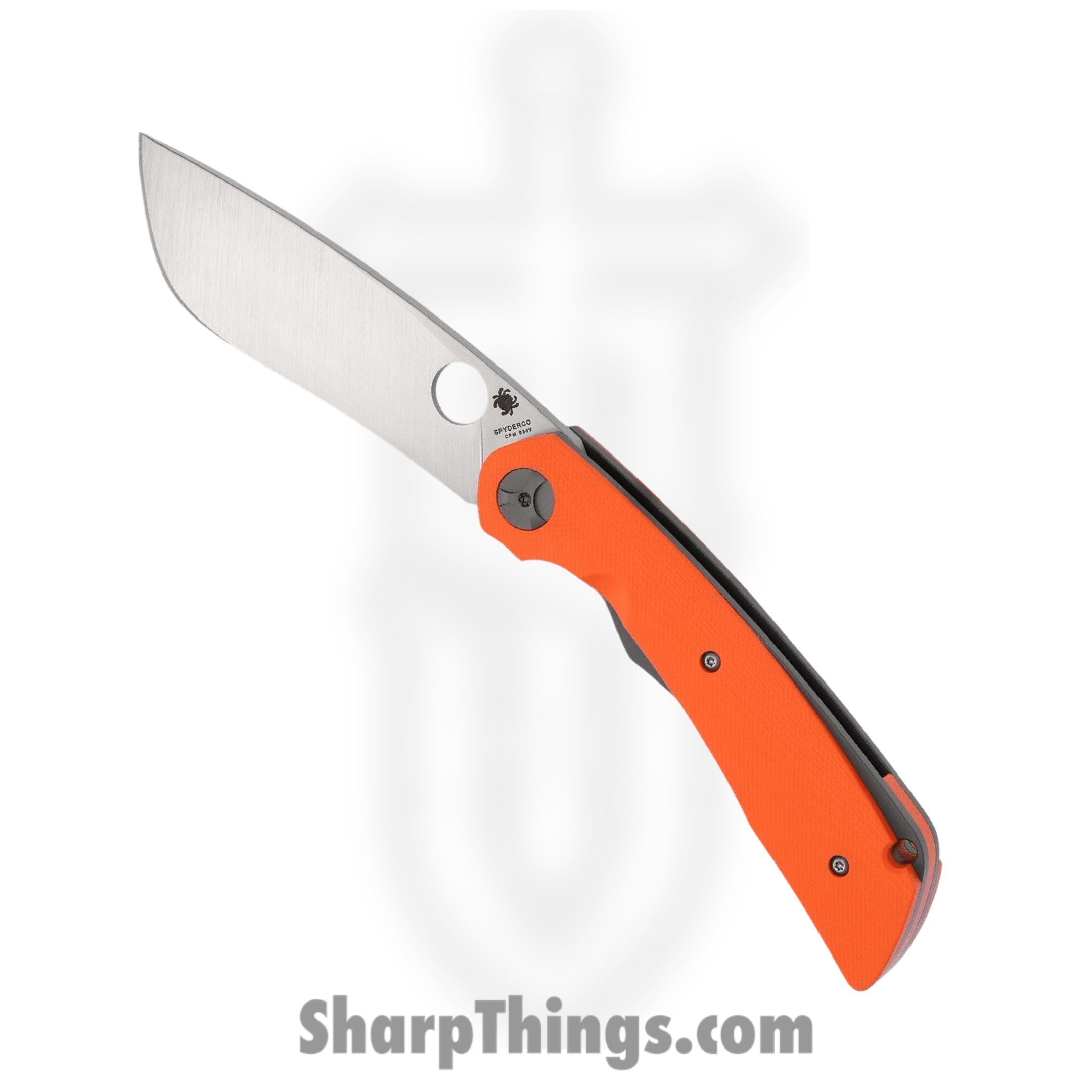 Spyderco - SC239GPOR - Subvert Linerlock - Folding Knife - CPM-S30V Satin Drop Point - G10 - Orange