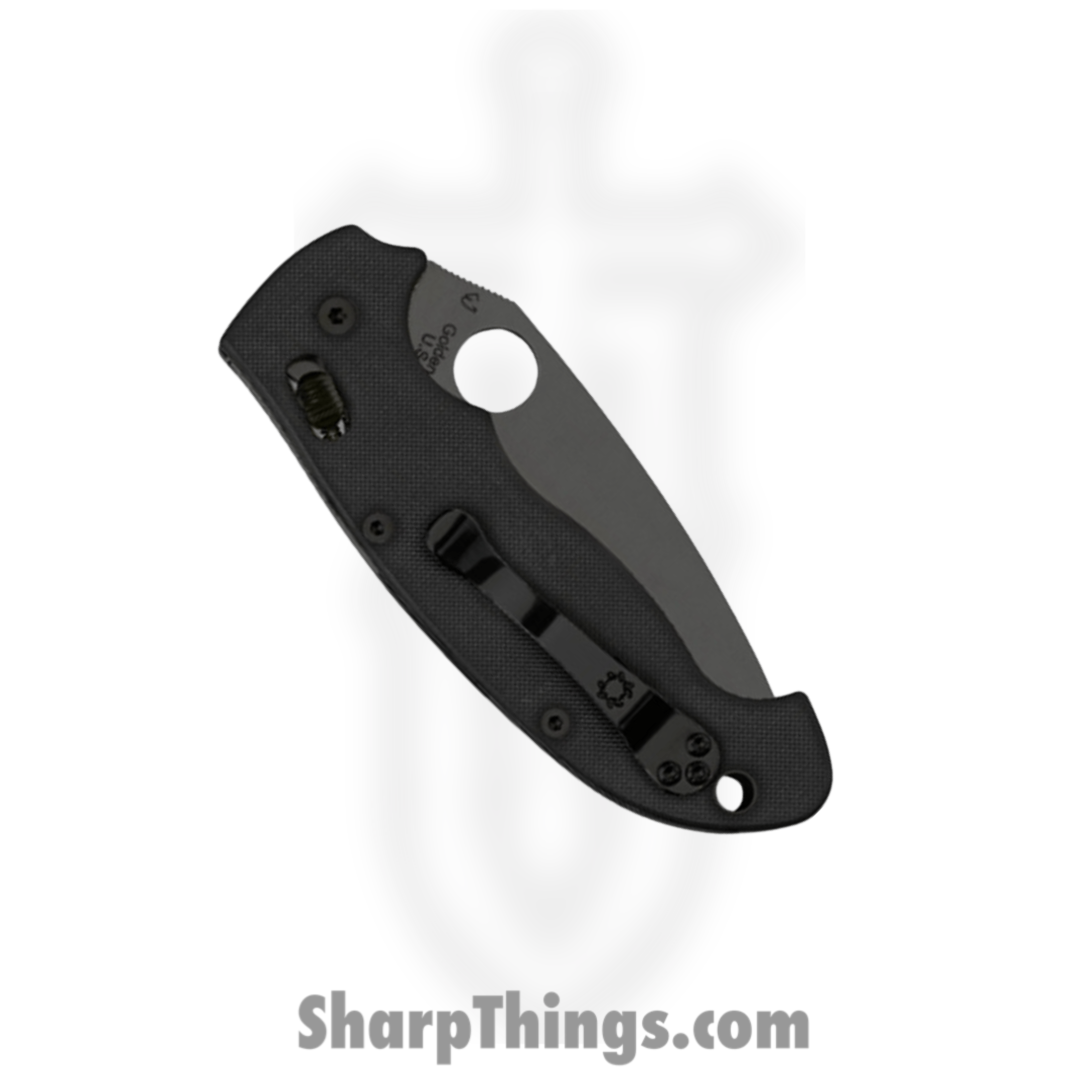 Spyderco - SC95GPBBK2 - Manix2 XL - Folding Knife - S30V Black Drop Point - G10 - Black - Image 2