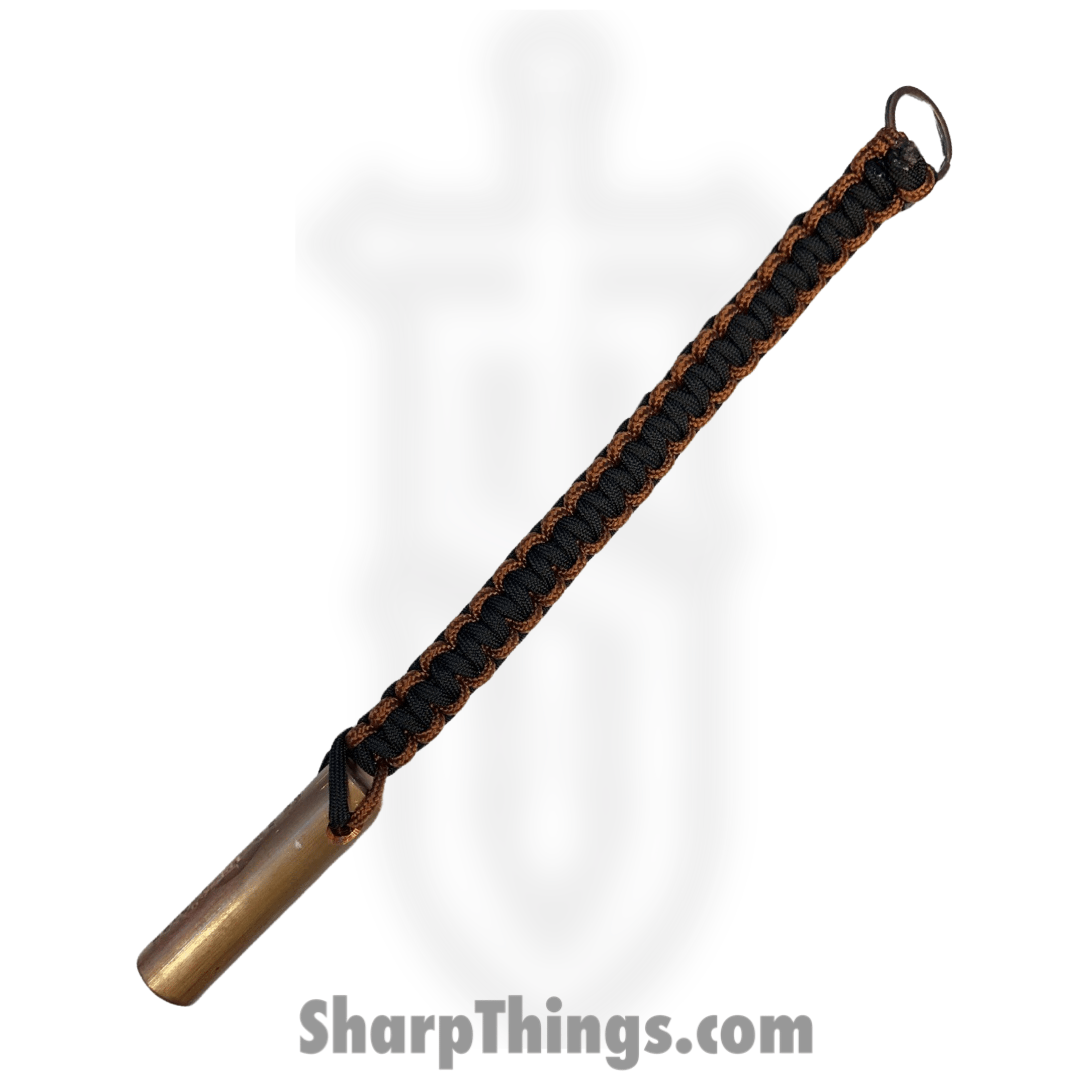 Full Heart Forge - FHF-WK-KTC - Weighted Keychain "Keep the Change" - Paracord - Copper - Copper, Black - Image 4