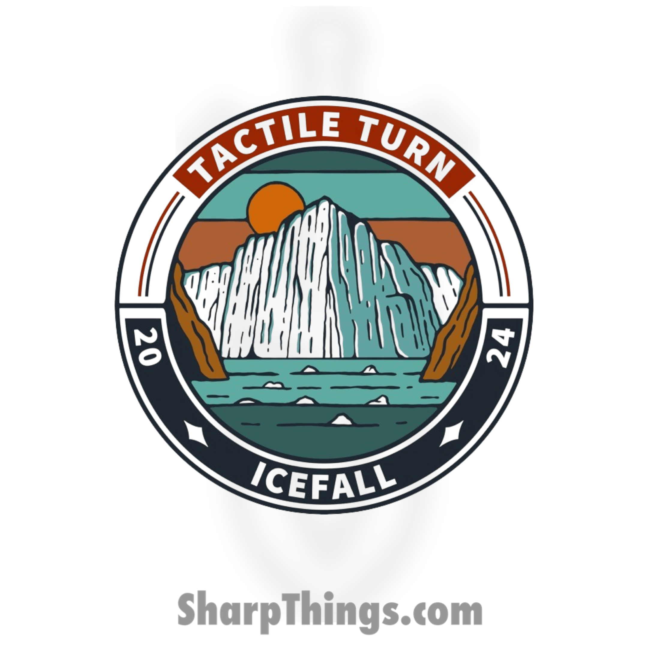 Tactile Turn - 10-SS3-SEA-ICE - Slim Side Click Pen - Mini - Titanium - Seasonal Release Icefall - Image 4