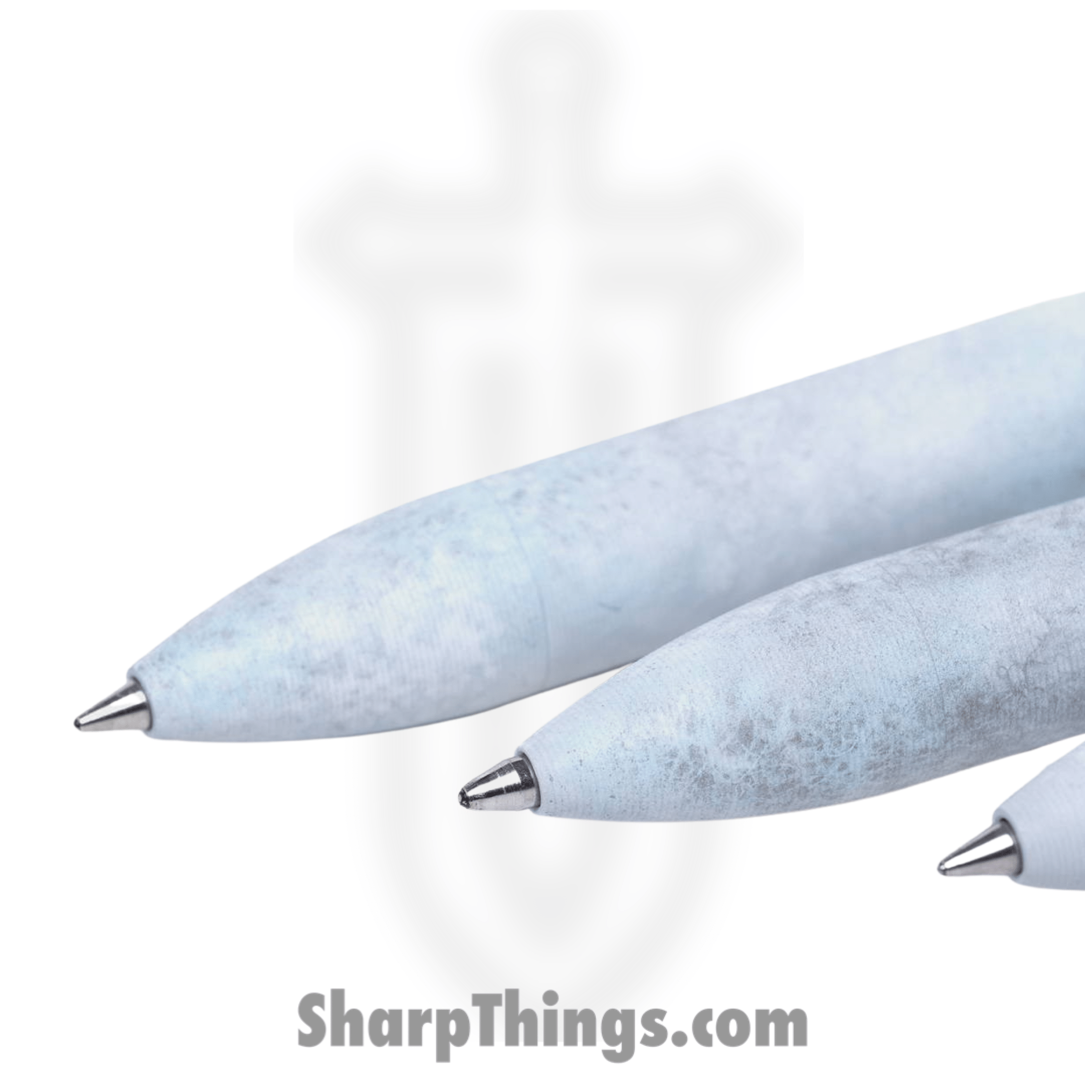 Tactile Turn - 10-SS3-SEA-ICE - Slim Side Click Pen - Mini - Titanium - Seasonal Release Icefall - Image 3