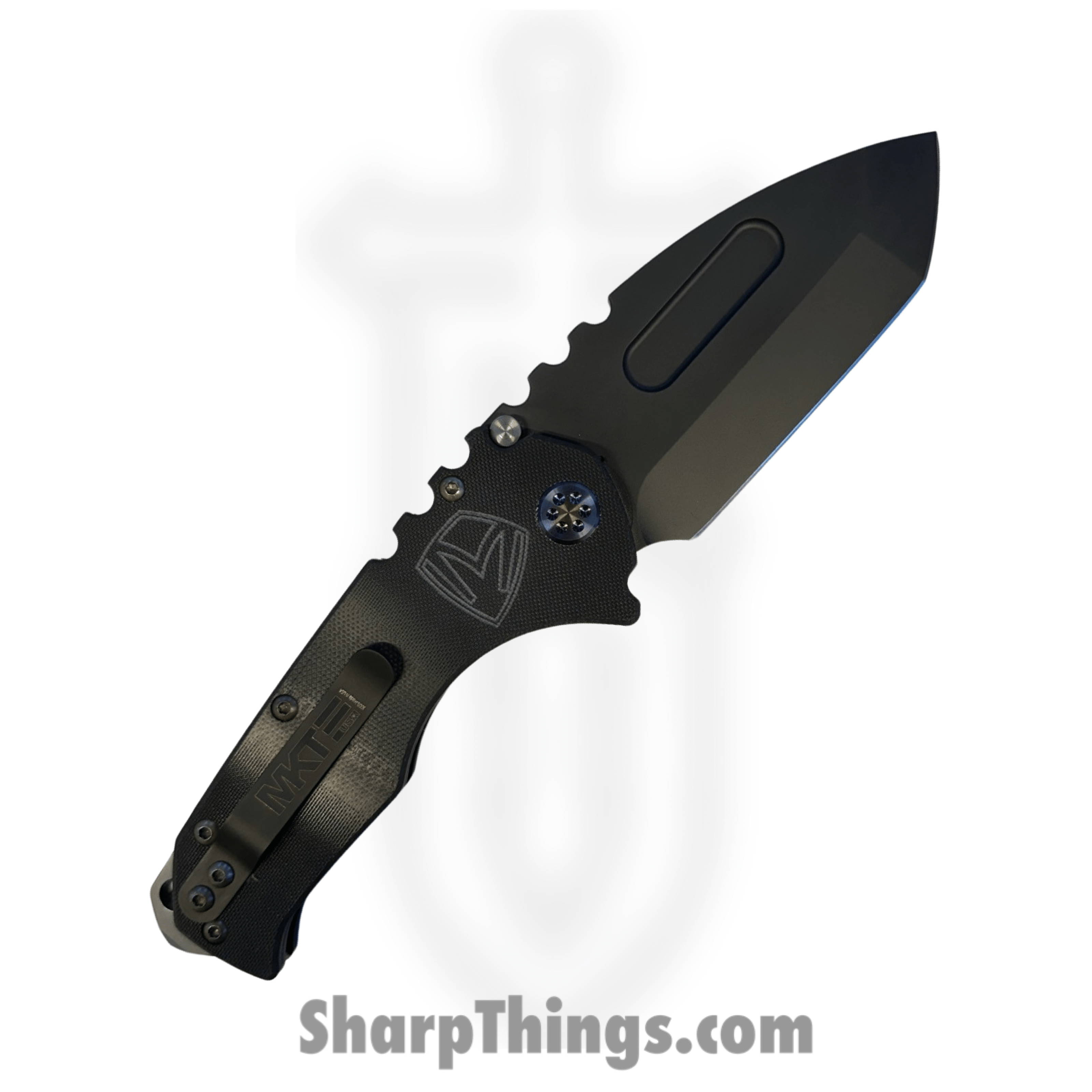 Medford Knife and Tool - 040424C - Scout M/P - Folding Knife - D2 DLC Tanto - G10 Flamed Hardware - Black - Image 2