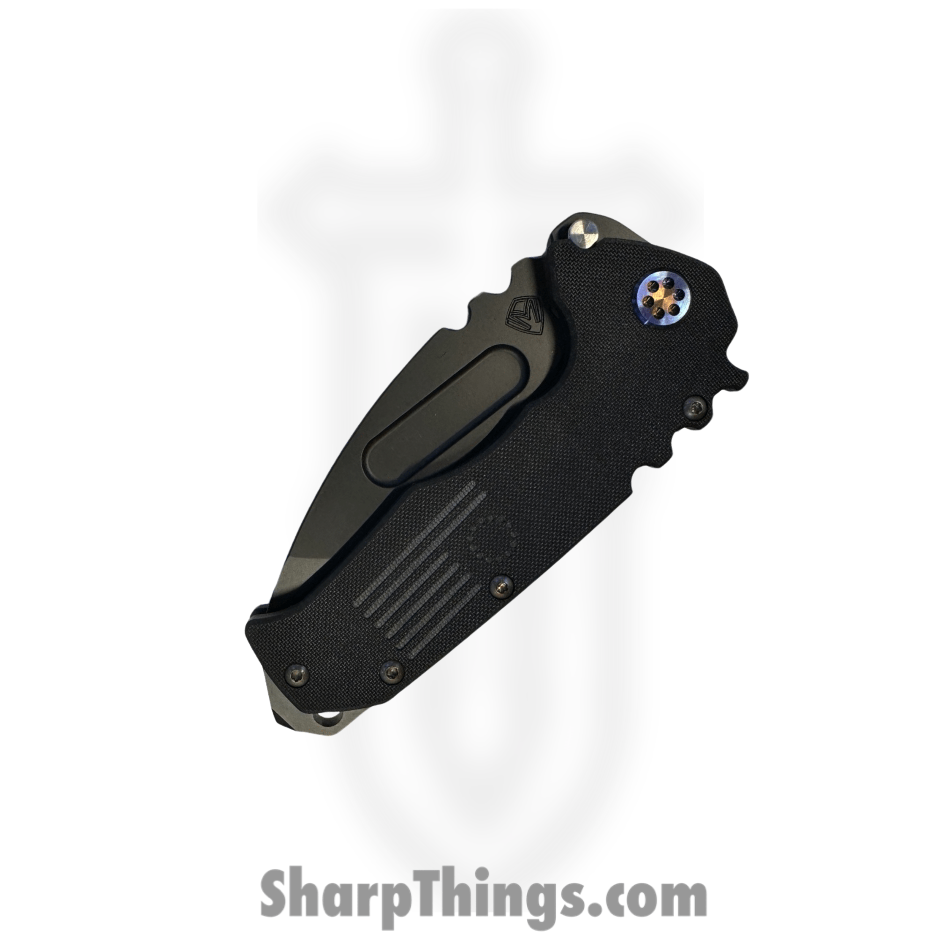 Medford Knife and Tool - 040424C - Scout M/P - Folding Knife - D2 DLC Tanto - G10 Flamed Hardware - Black - Image 3