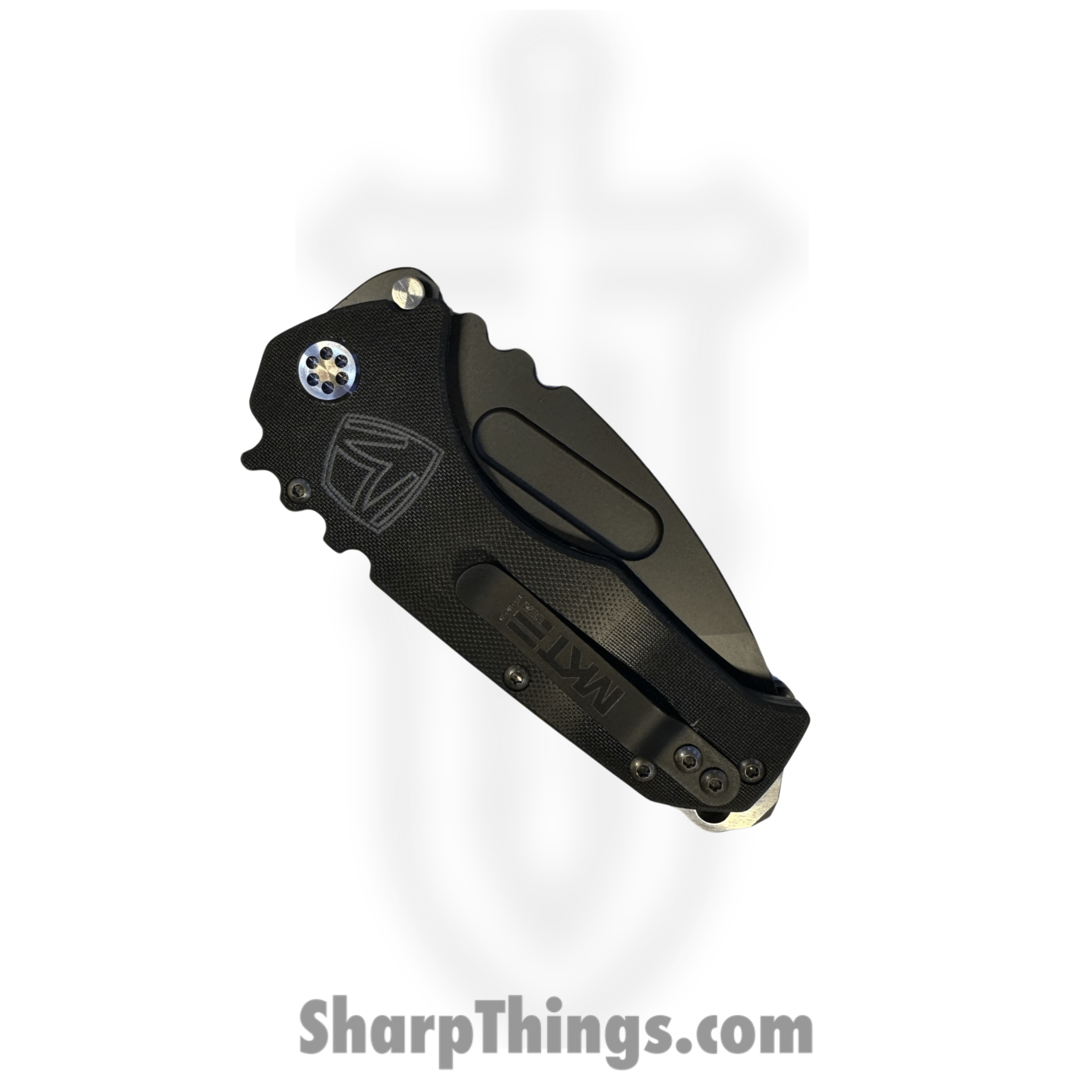 Medford Knife and Tool - 040424C - Scout M/P - Folding Knife - D2 DLC Tanto - G10 Flamed Hardware - Black - Image 4