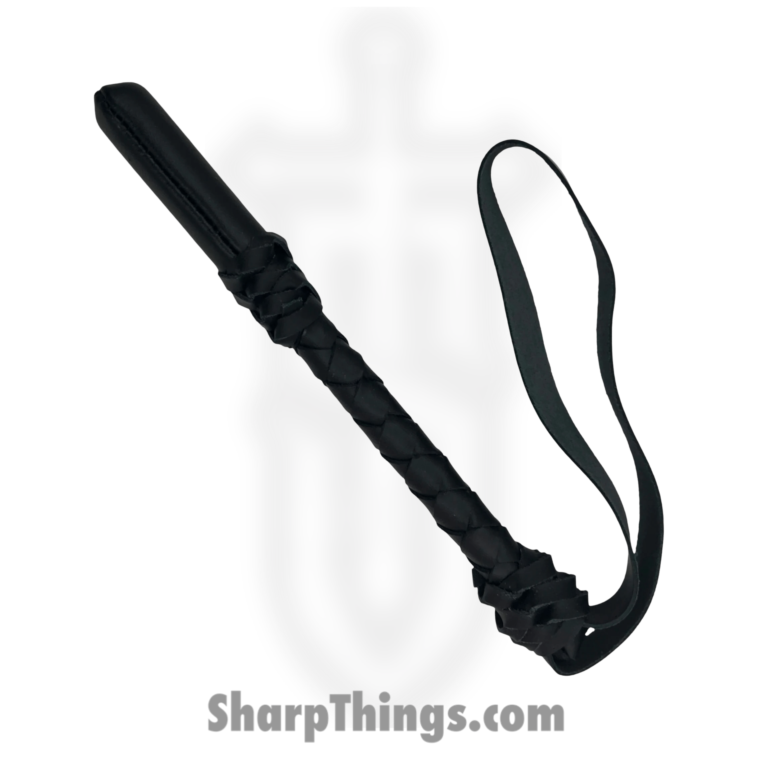 VOC - P-15983 - 9 Inch Billy Club - Leather - Black