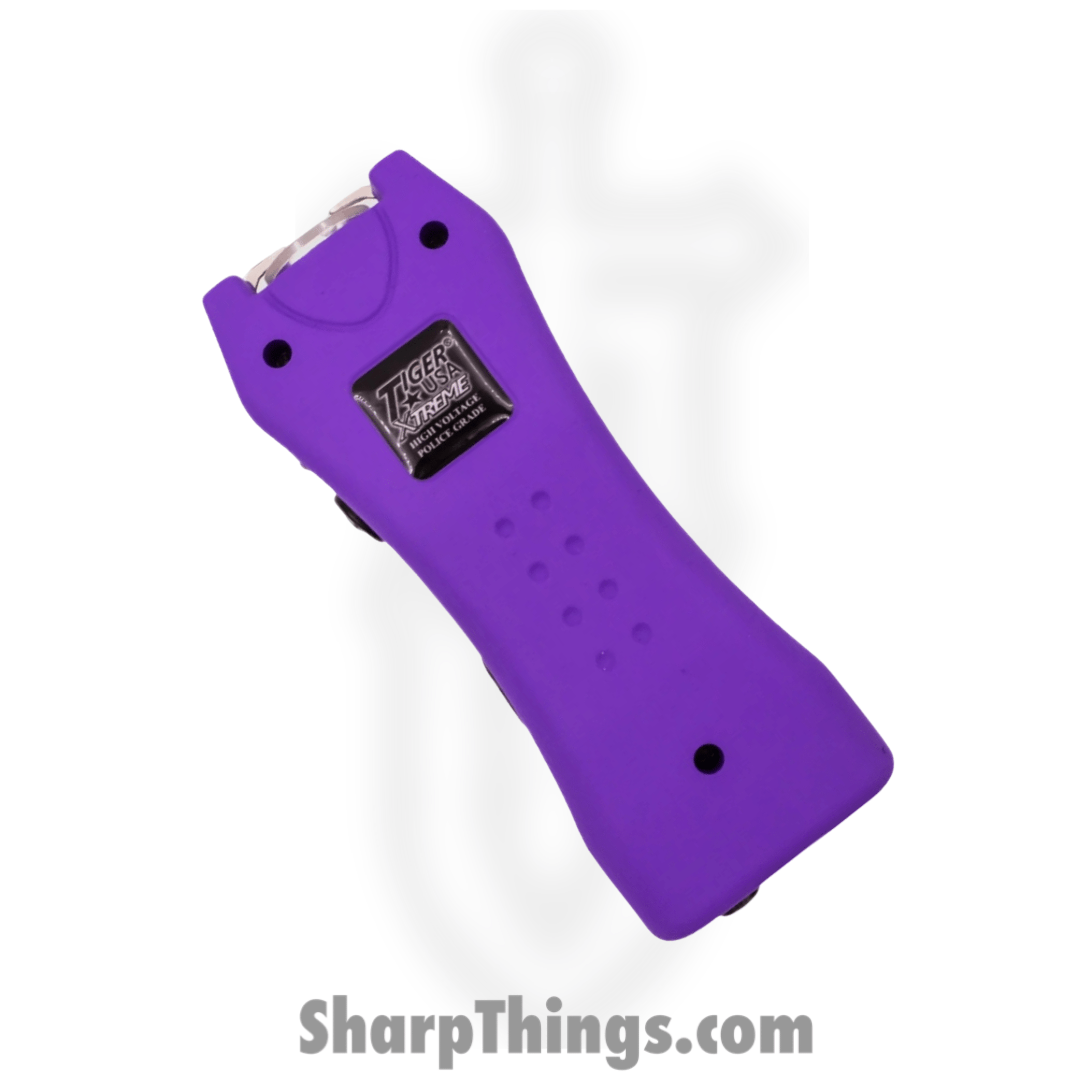 Tiger USA - TD-618-PP - 125 Million Mighty Warrior Stun Gun with 200 Lumens Flashlight - Plastic - Purple