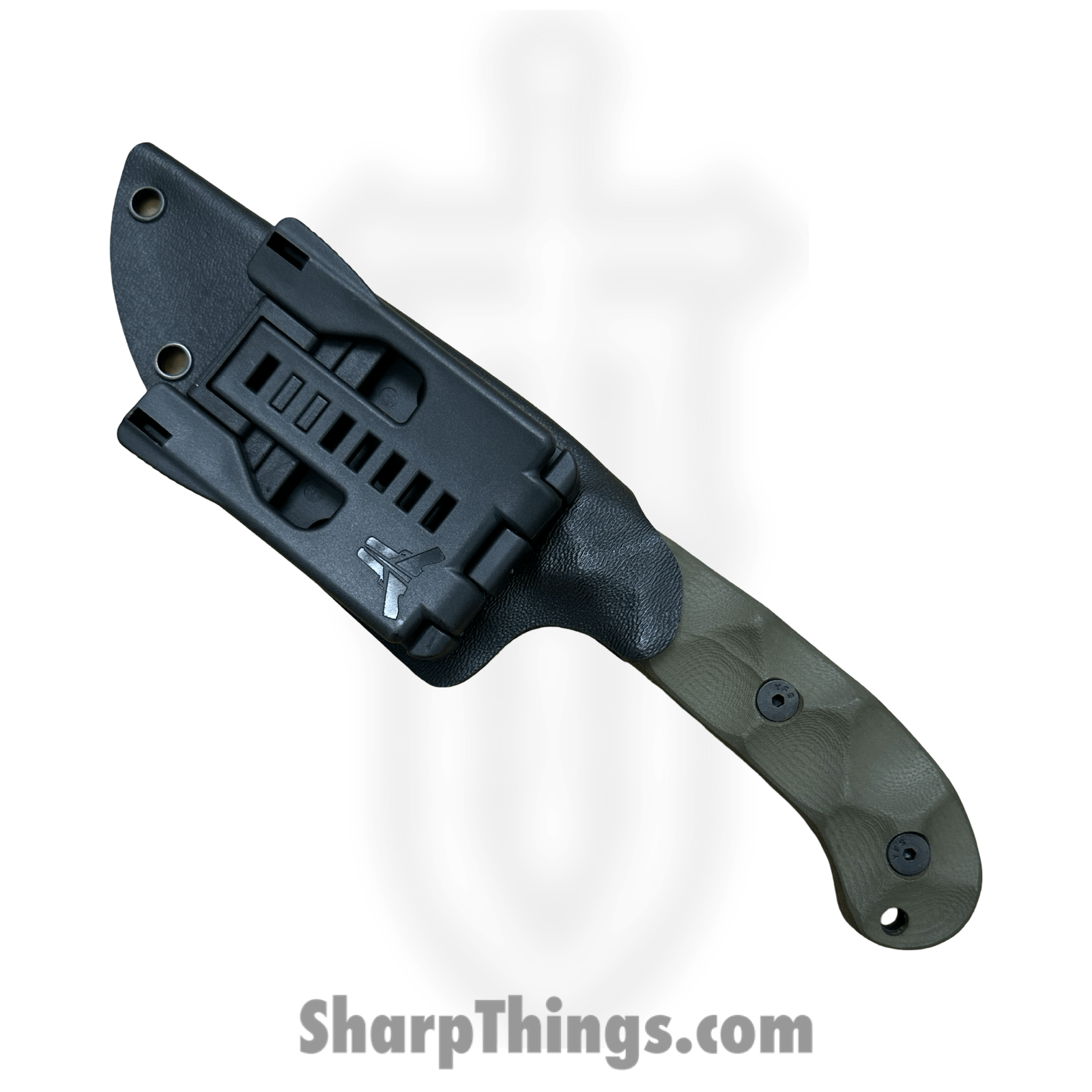 Stroup Knives - GP1-ODG-G10 - GP1 - Fixed Blade Knife - 1095 HC Acid Wash Drop Point - G10 - OD Green - Image 7