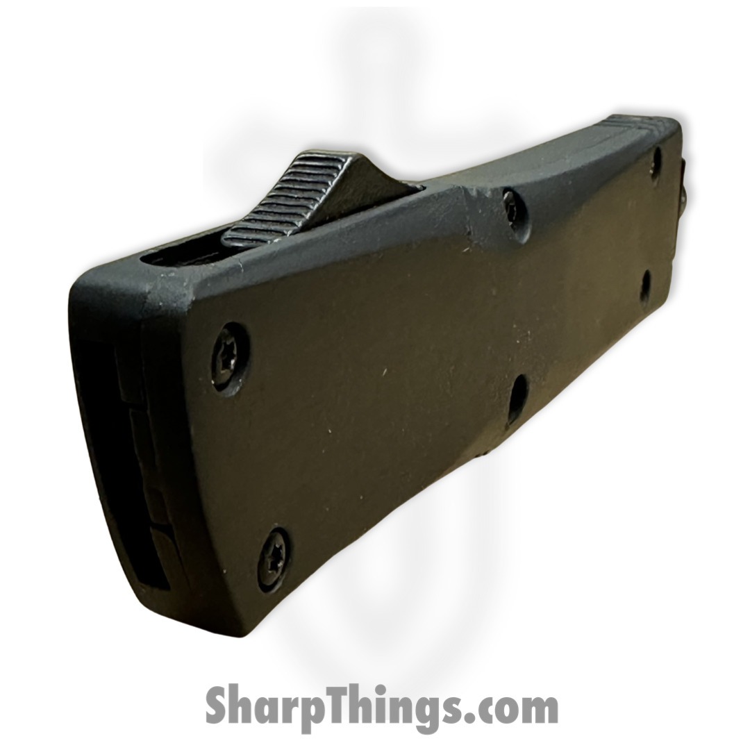 Steel River Knives - SBT17DGSBK - Tyranny OTF Auto - 440 2 Tone Dagger Serrated - Black - Image 8