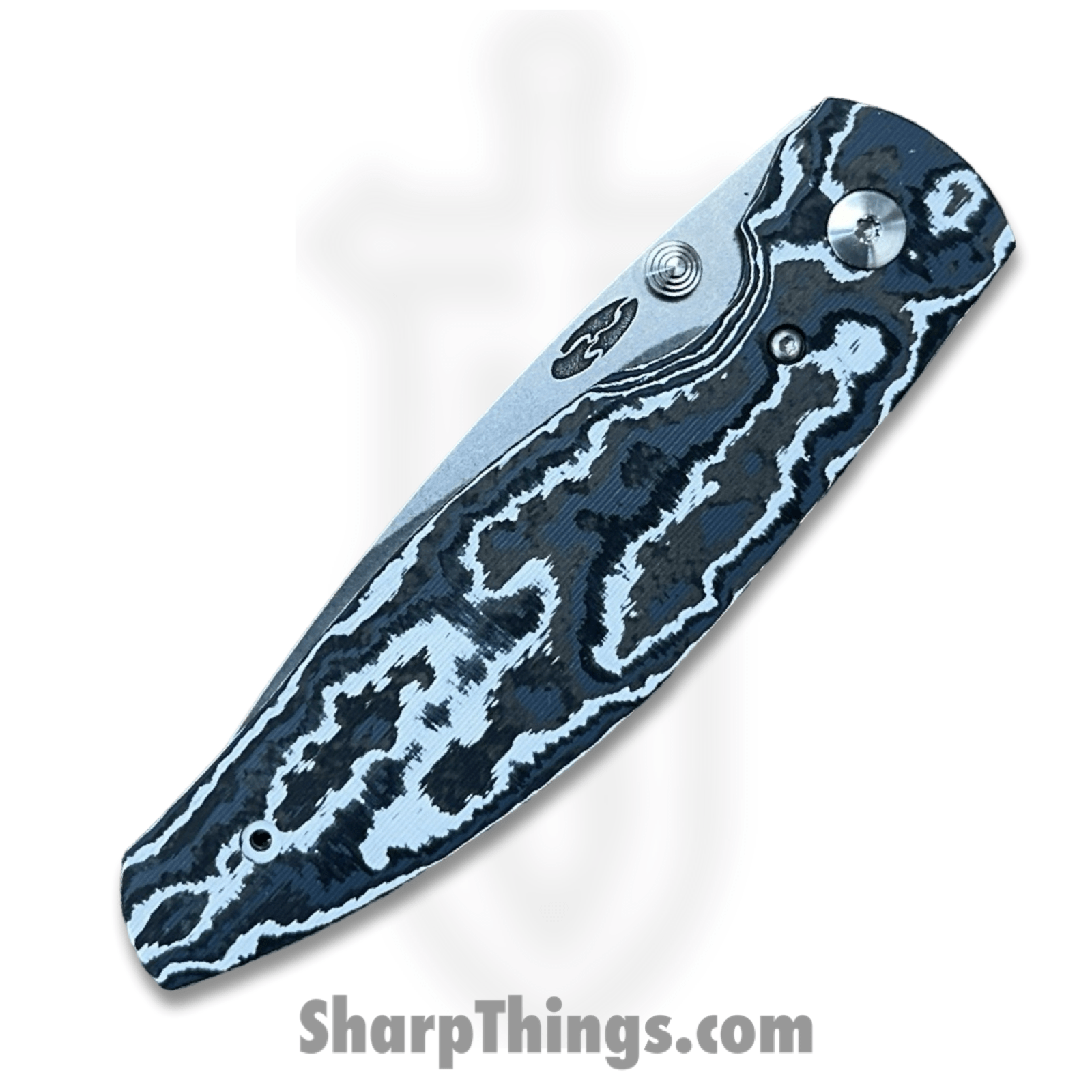TRM - ATMSWWS-08 - Atom - Folding Knife - Fat Carbon Fiber - Stonewash MagnaCut D/P - White Storm - Image 8