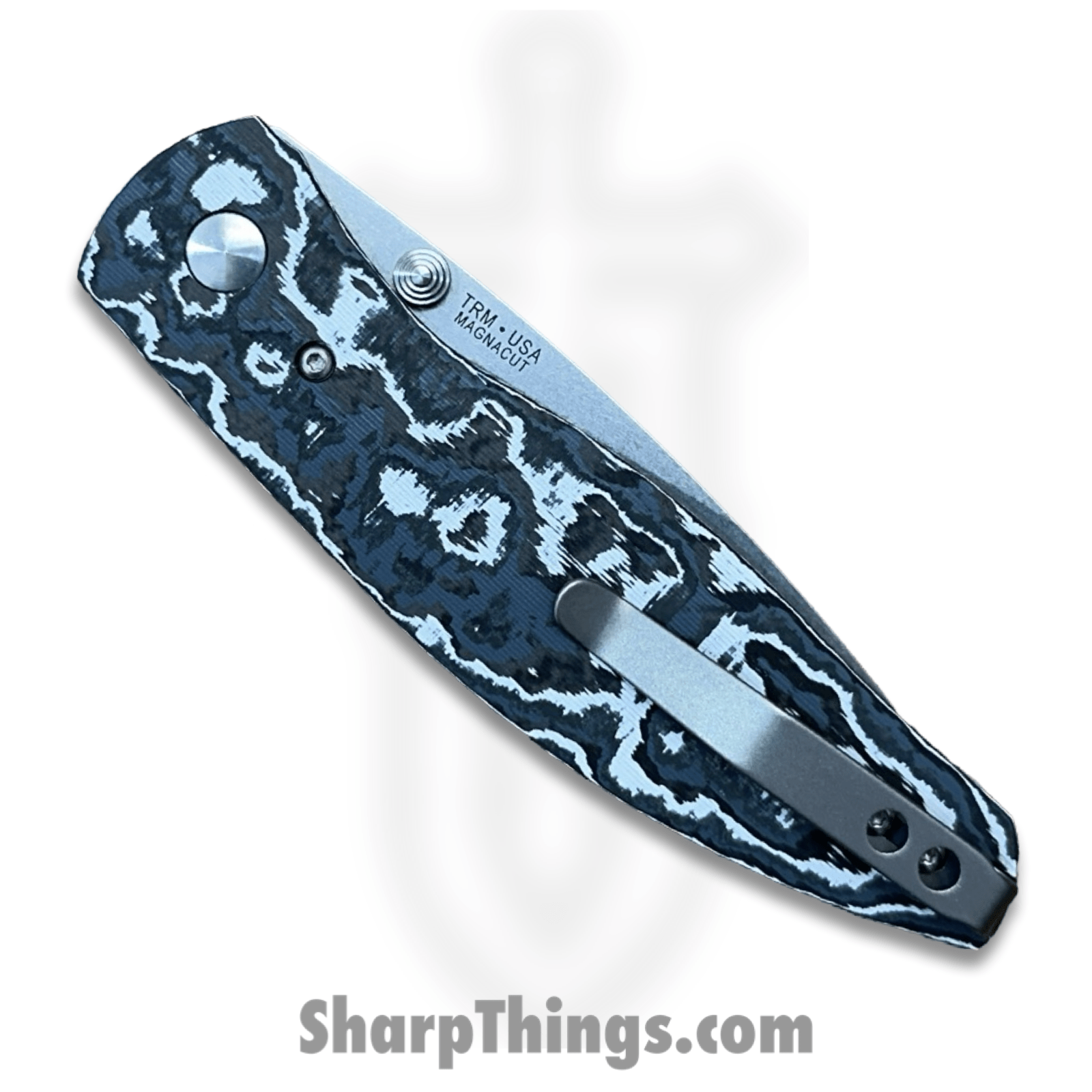 TRM - ATMSWWS-08 - Atom - Folding Knife - Fat Carbon Fiber - Stonewash MagnaCut D/P - White Storm - Image 7