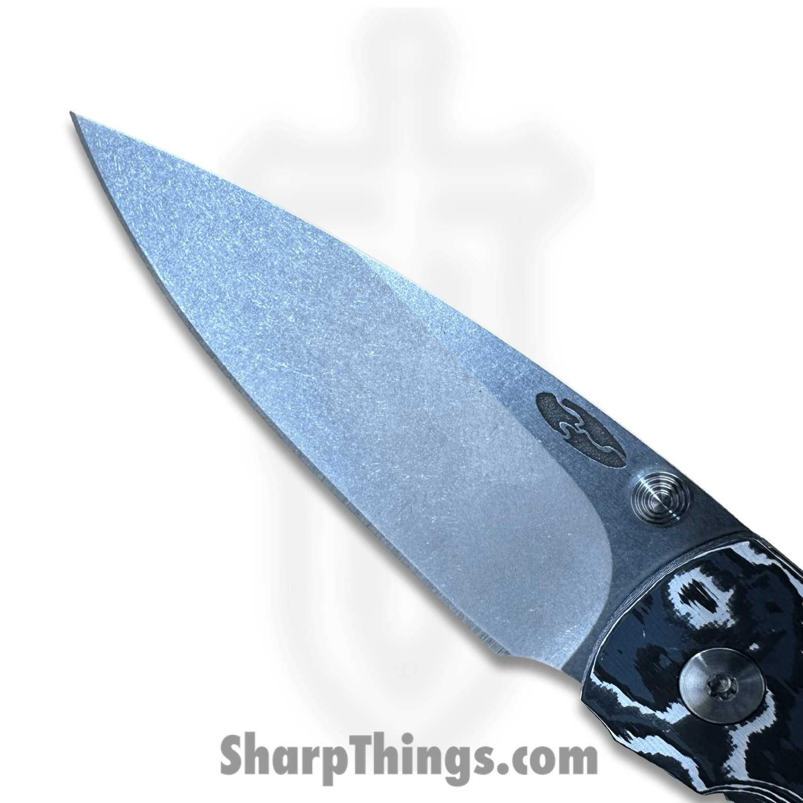 TRM - ATMSWWS-08 - Atom - Folding Knife - Fat Carbon Fiber - Stonewash MagnaCut D/P - White Storm - Image 6