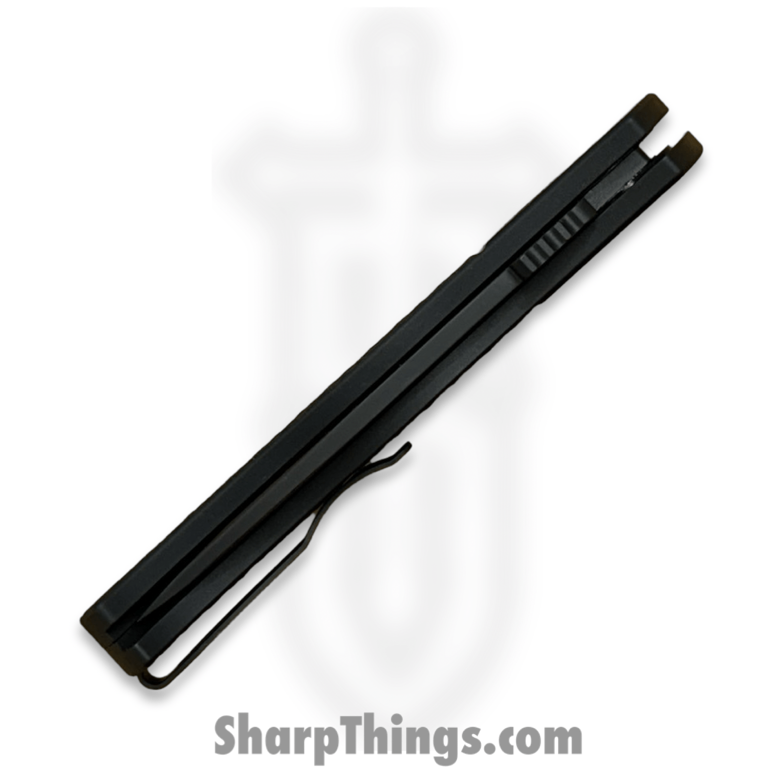 ProTech - 2024ATC7LH - Left Hand Emerson CQC7 - Automatic Knife - CPM-20CV DLC Spear Point - Jig Textured Aluminum - Black - Image 6