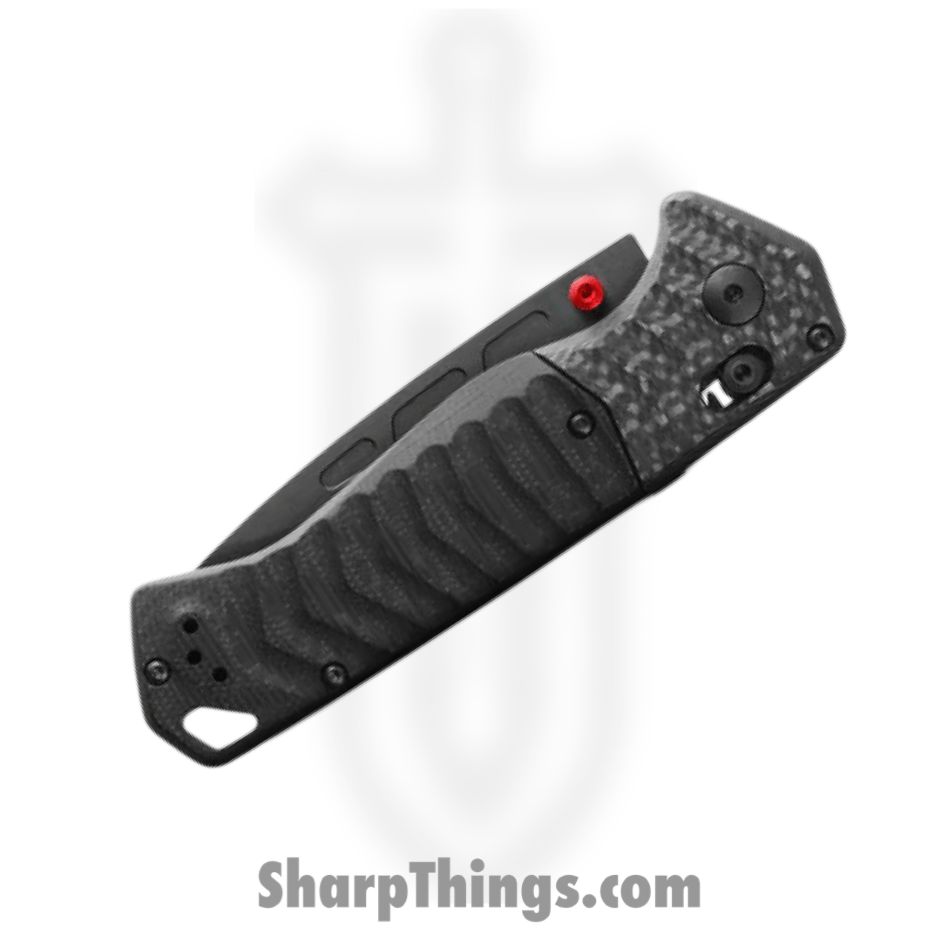 Benchmade - 593BK-01 - PSK - Folding Knife - CPM MagnaCut Coated Drop Point - Carbon Fiber - Black - Image 2