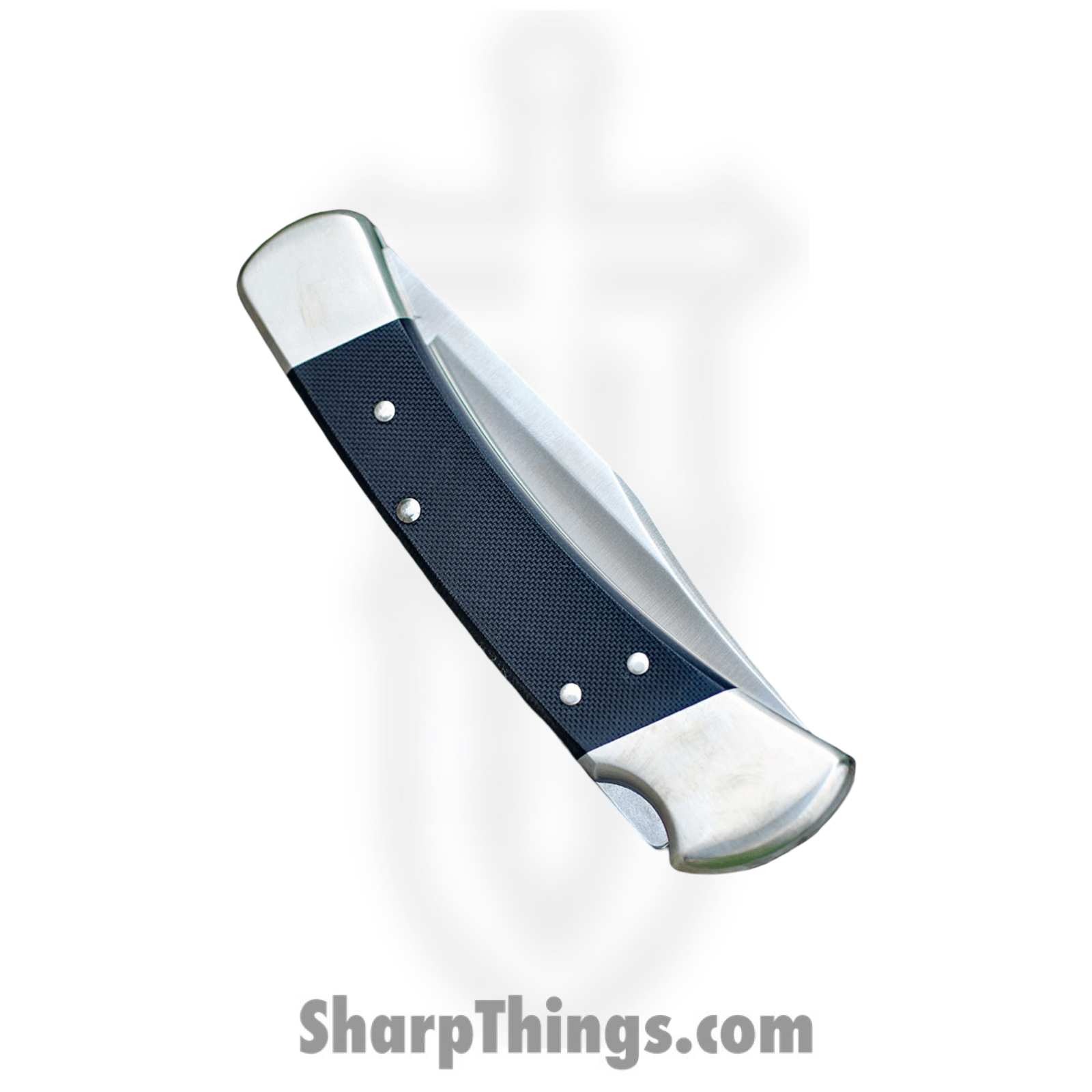 Buck - BU110BKSA-B - Auto Elite 110 - Automatic Knife - CPM S30V Satin Clip Point - G10 - Black - Image 3