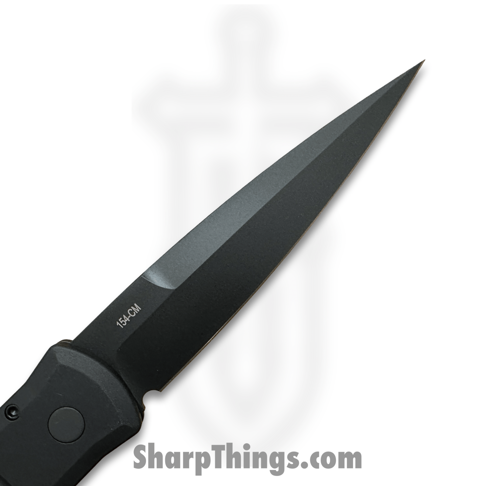 ProTech - 926-SWAT - Godfather - Automatic Knife - 154CM Coated Dagger - 6061-T6 Aluminum - Black - Image 6