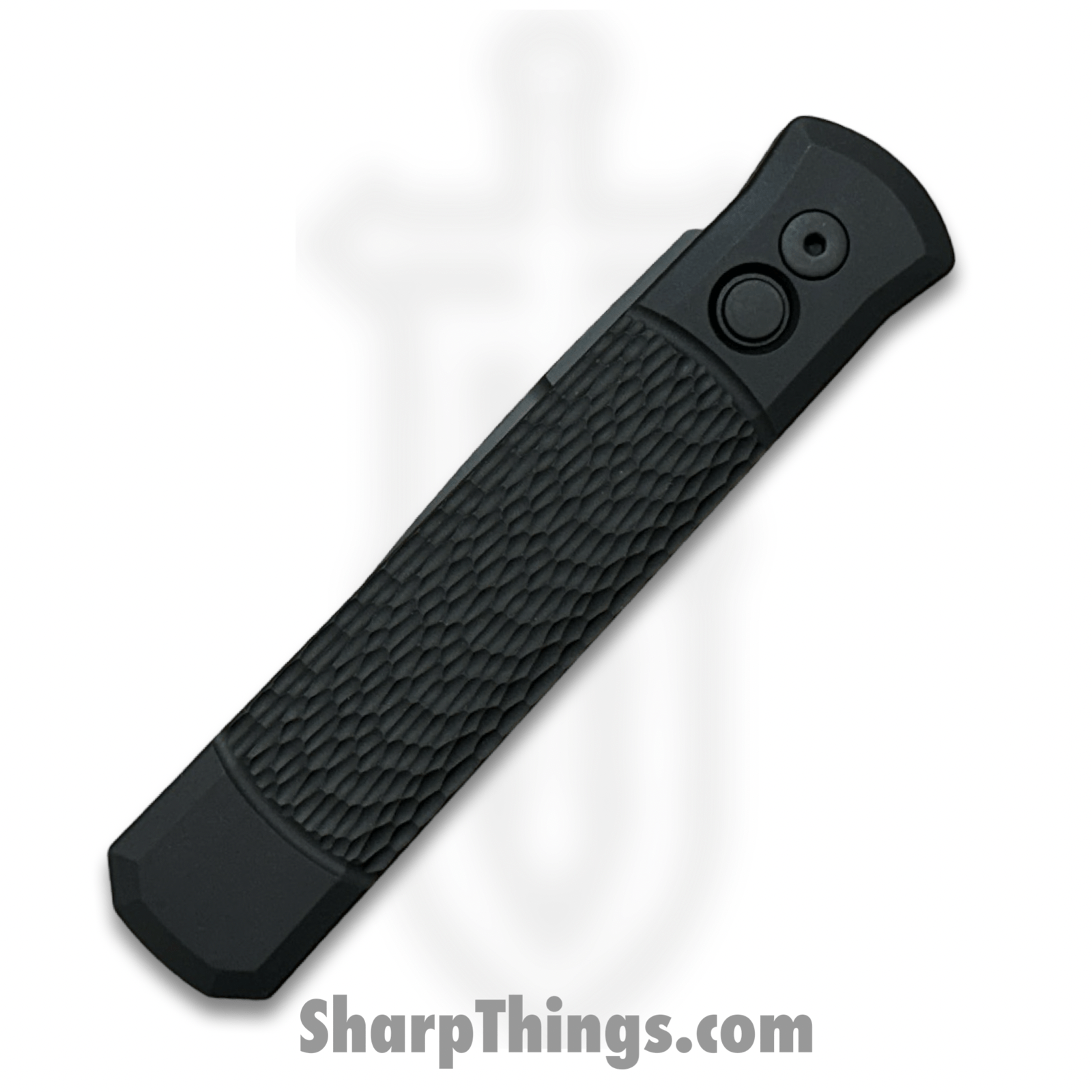 ProTech - 926-SWAT - Godfather - Automatic Knife - 154CM Coated Dagger - 6061-T6 Aluminum - Black - Image 4