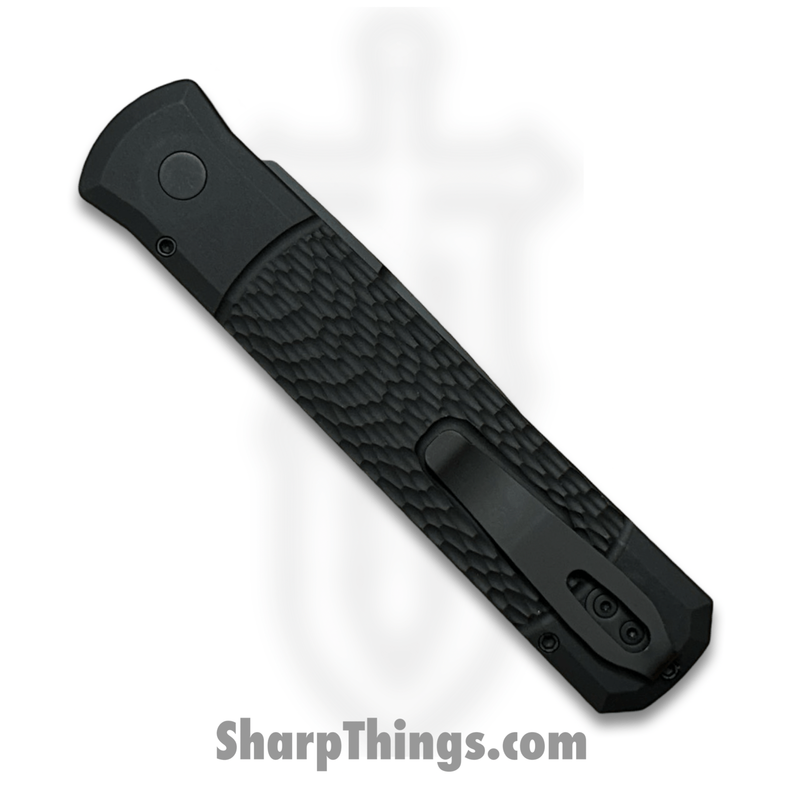 ProTech - 926-SWAT - Godfather - Automatic Knife - 154CM Coated Dagger - 6061-T6 Aluminum - Black - Image 3