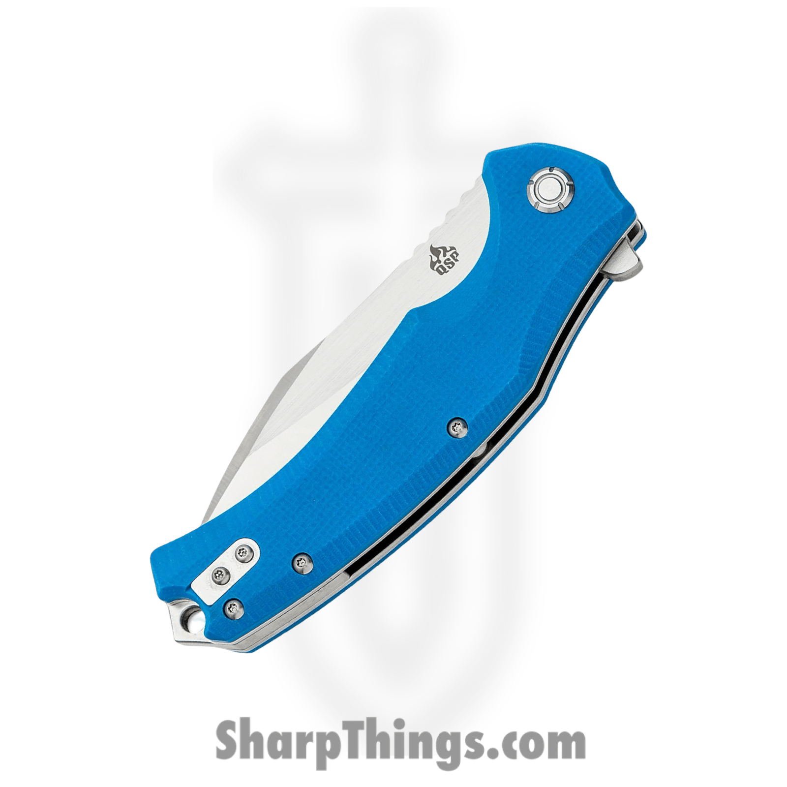 QSP - QS121A - Snipe - Folding Knife - D2 Two Tone Drop Point - G10 - Blue - Image 3