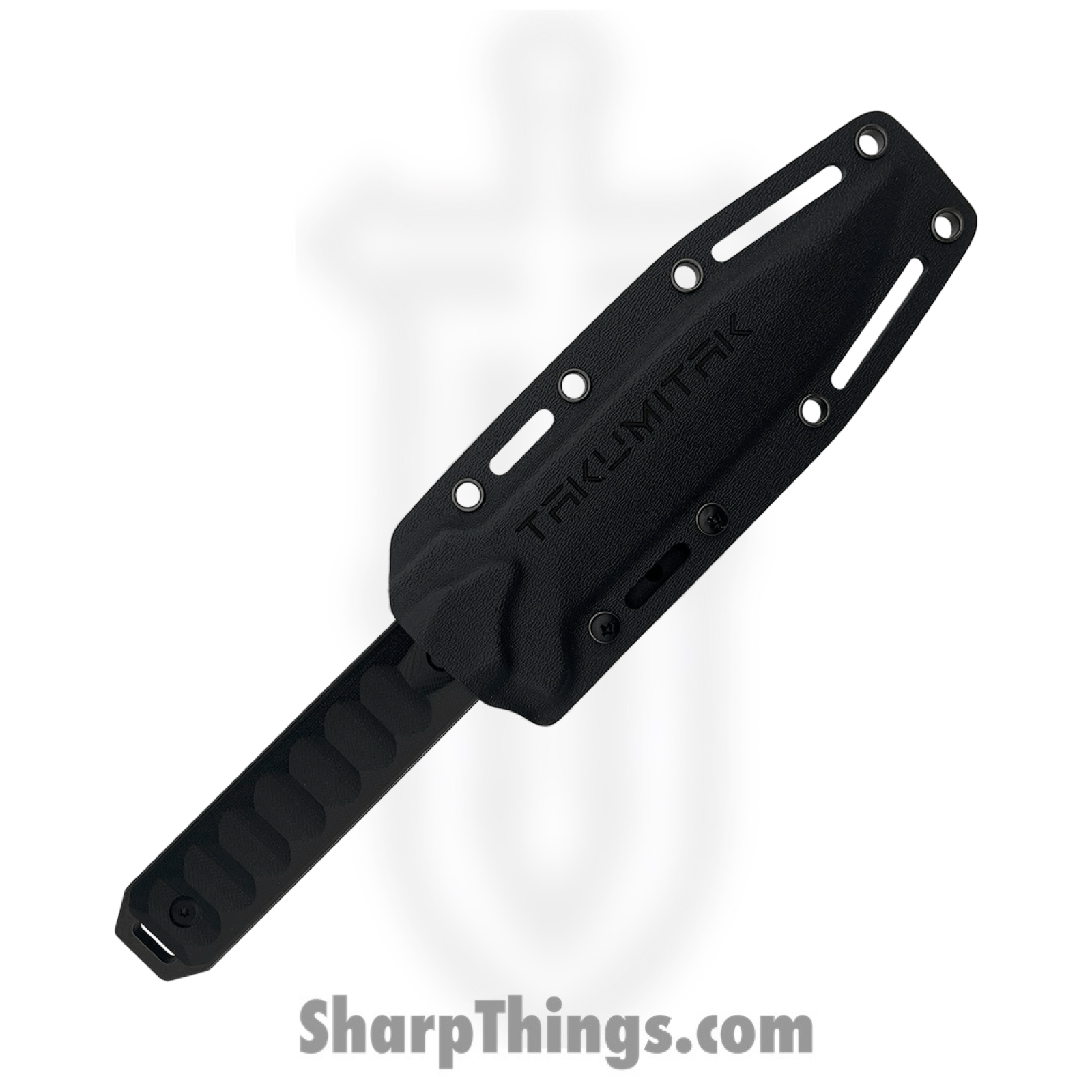 Takumitak - TKF213SW - Escort - Fixed Blade Knife - D2 Stonewash Drop Point - G10 - Black - Image 3