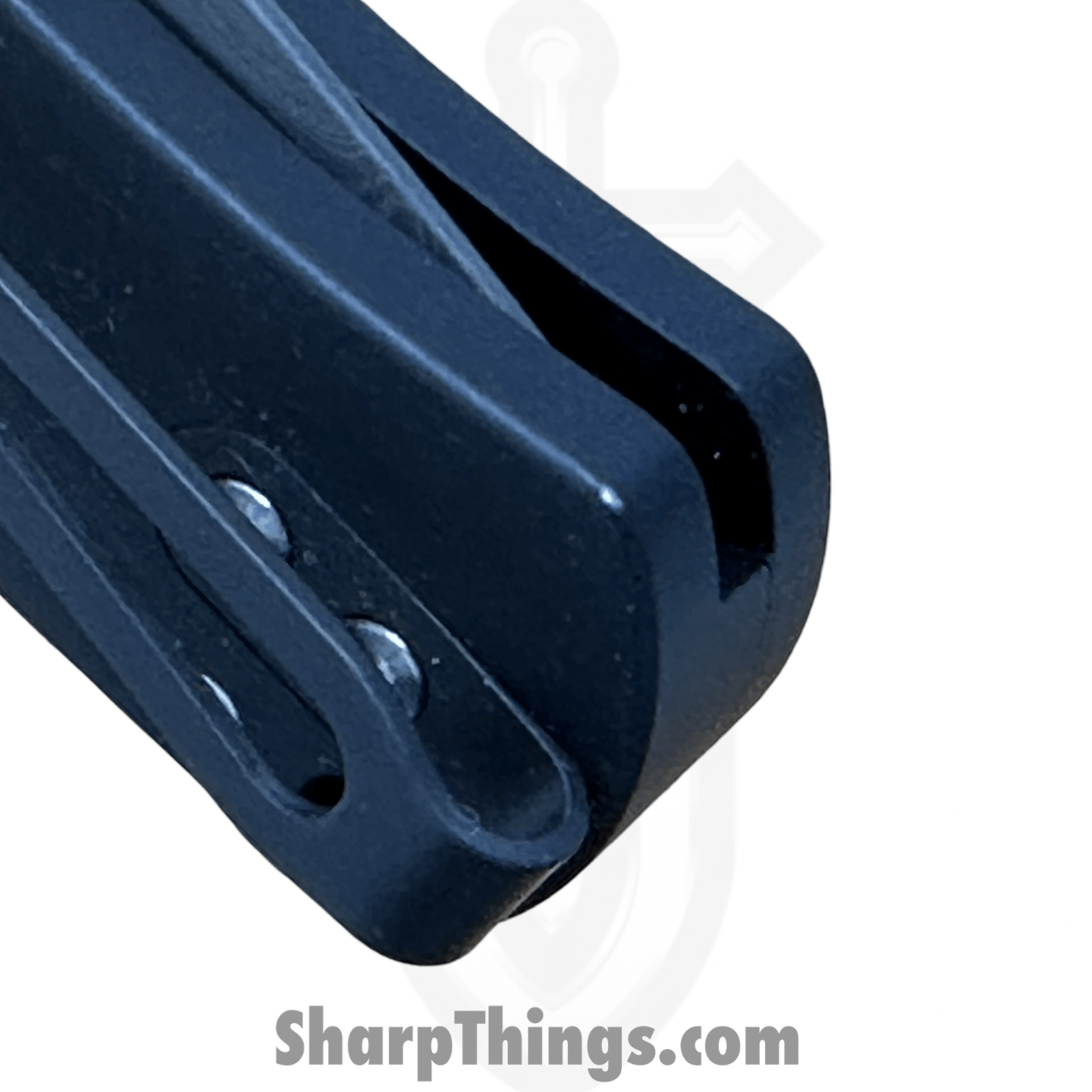 ProTech - Blemish - Whiskers - BR1.51 Damascus - Tuxedo - Nichols Damascus - Black Handle Ivory Micarta Patterned bolster - Image 7