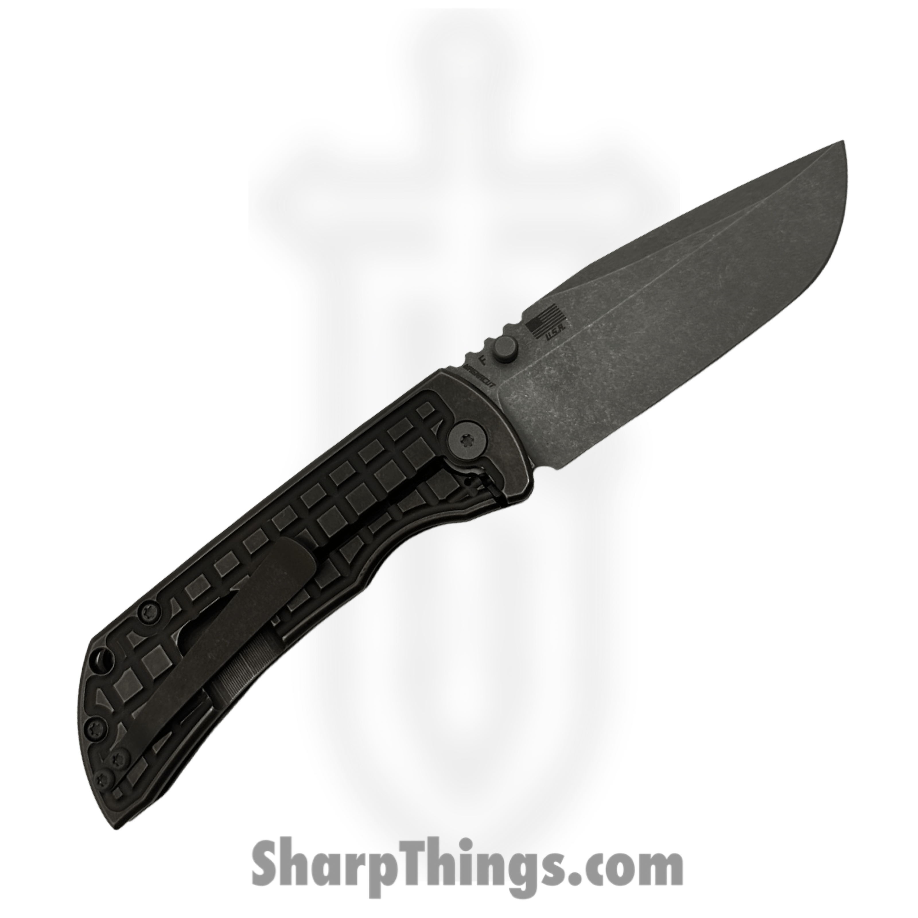 McNees - MAC2-35-AT-BZ-FG - Mac 3.5 - Folding Knife - CPM MagnaCut Stonewash Spear Point - Frag Titanium - Atomic Bronze - Image 2