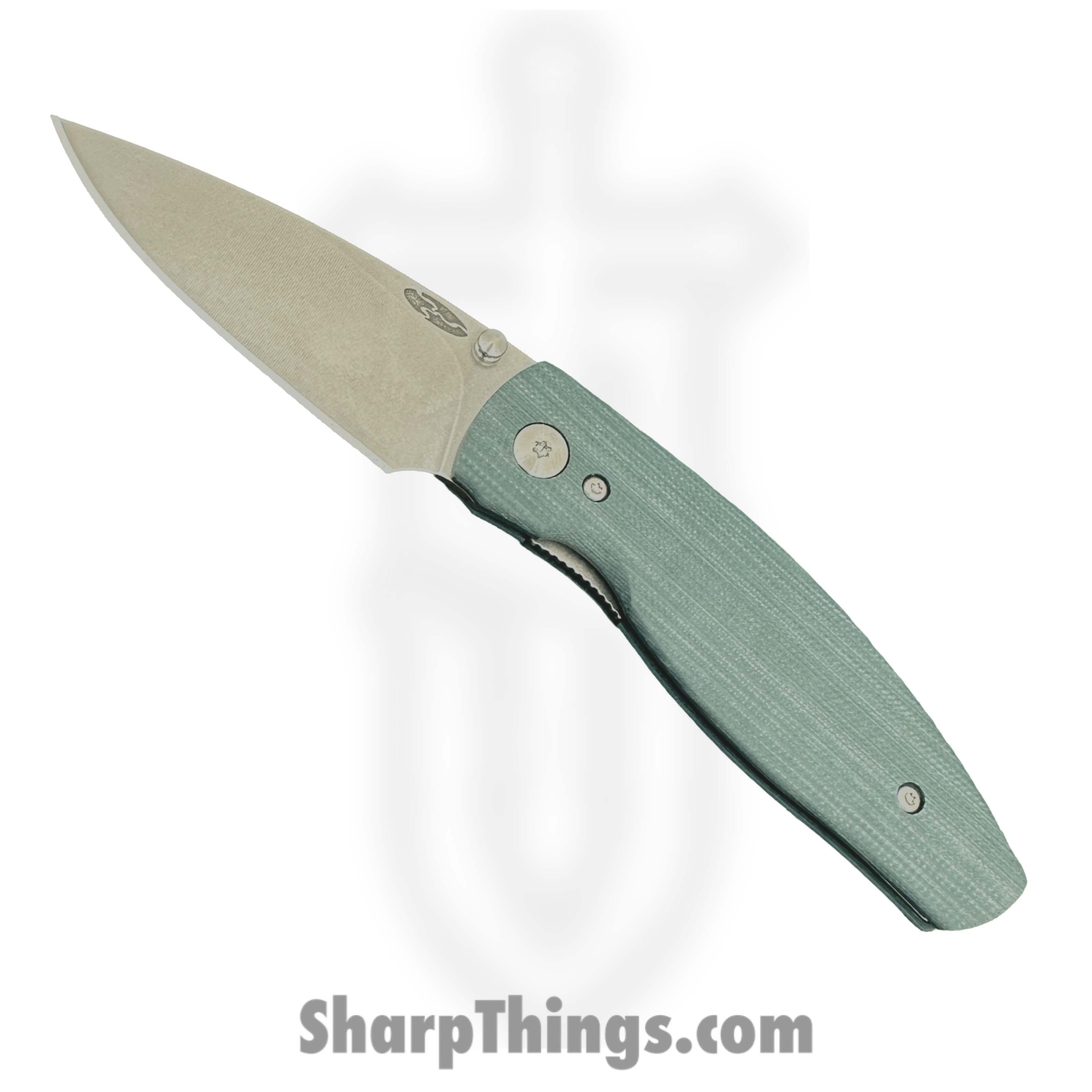 TRM - N2-G10-3D-FG - Neutron 2 Liner Lock - Folding Knife - CPM MagnaCut Stonewash Drop Point - 3D G10 - Forrest Green